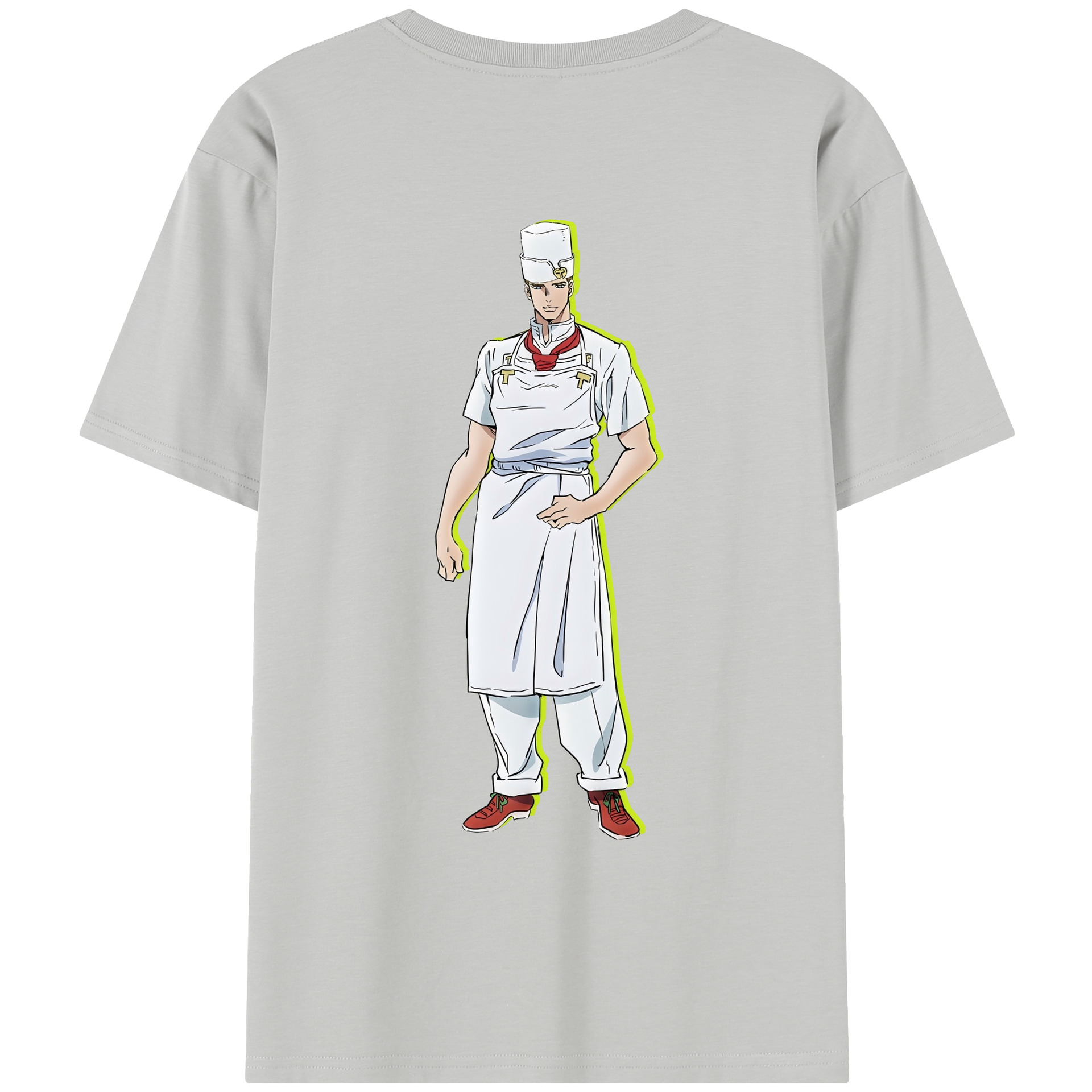 （画像用） ジョジョの奇妙な冒険 Tonio Trussardi JoJo's Bizarre Adventure トニオ?トラッサルディ レディース半袖Tシャツ(バックプリント)