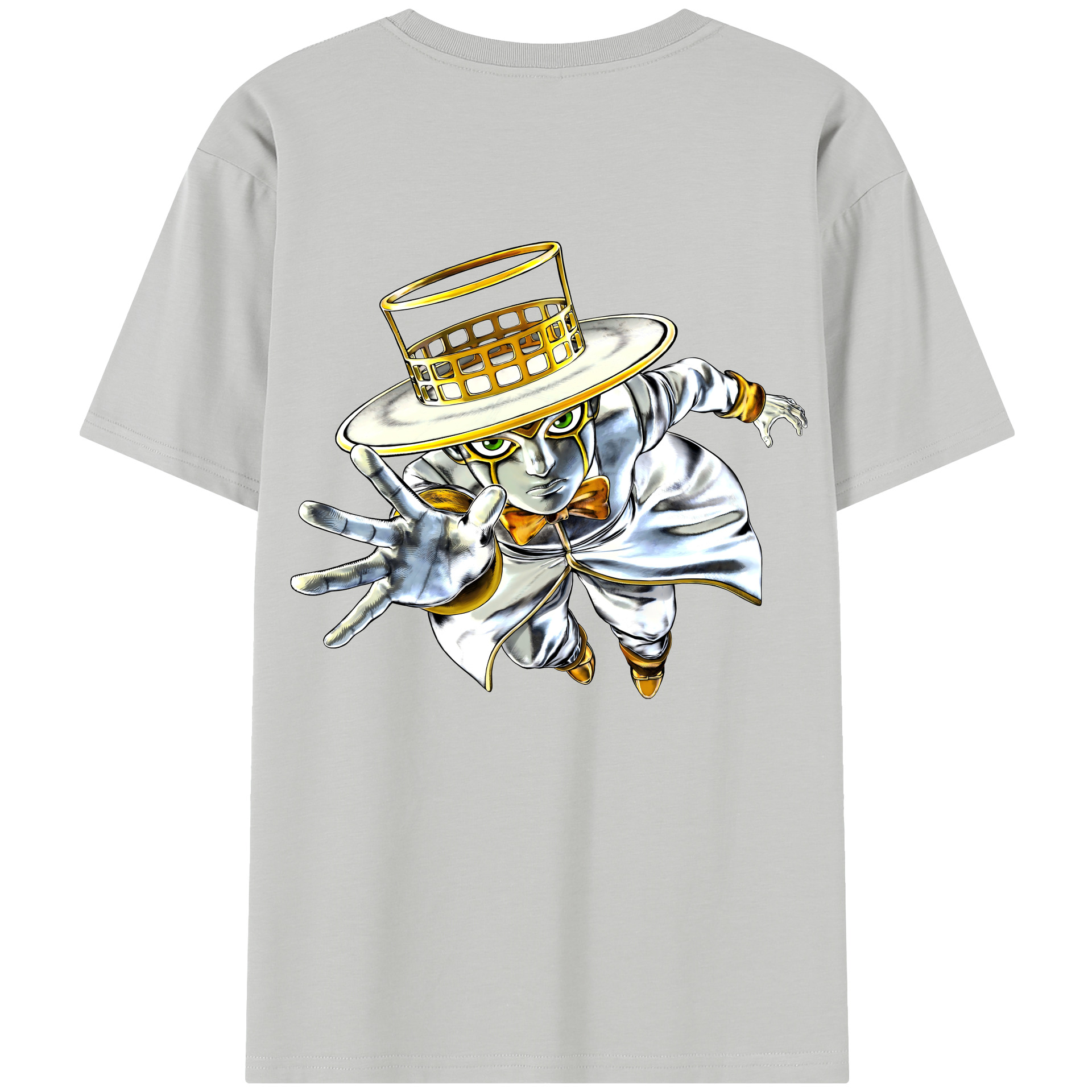 （画像用） ジョジョの奇妙な冒険 岸辺 露伴（きしべ ろはん） JoJo's Bizarre Adventure Rohan Kishibe レディース半袖Tシャツ(バックプリント)