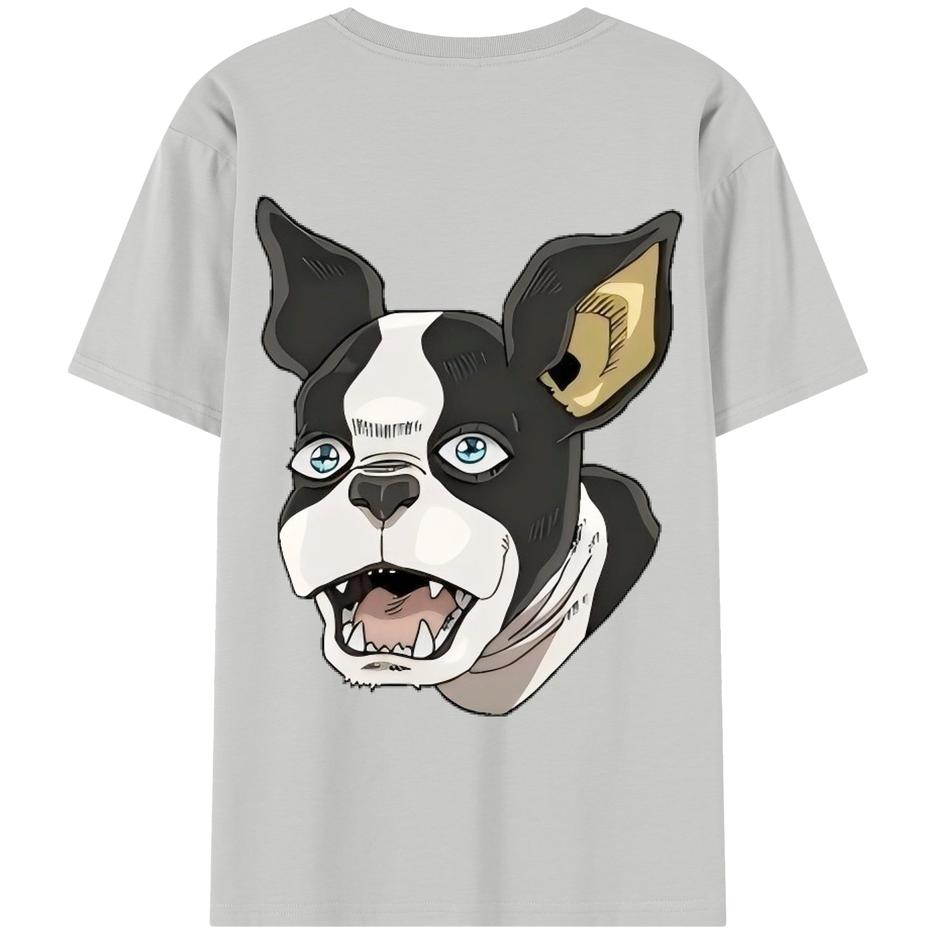 （画像用） ジョジョの奇妙な冒険 イギー JoJo's Bizarre Adventure Iggy レディース半袖Tシャツ(バックプリント)