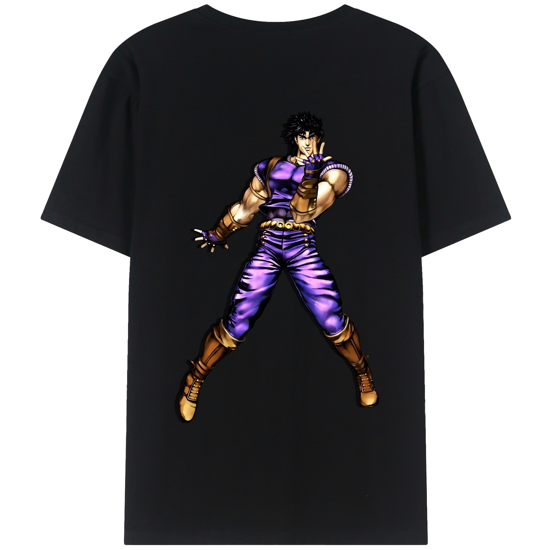 （画像用） ジョジョの奇妙な冒険 /ジョナサン?ジョースター JoJo's Bizarre Adventure Jonathan Joestar レディース半袖Tシャツ(バックプリント)