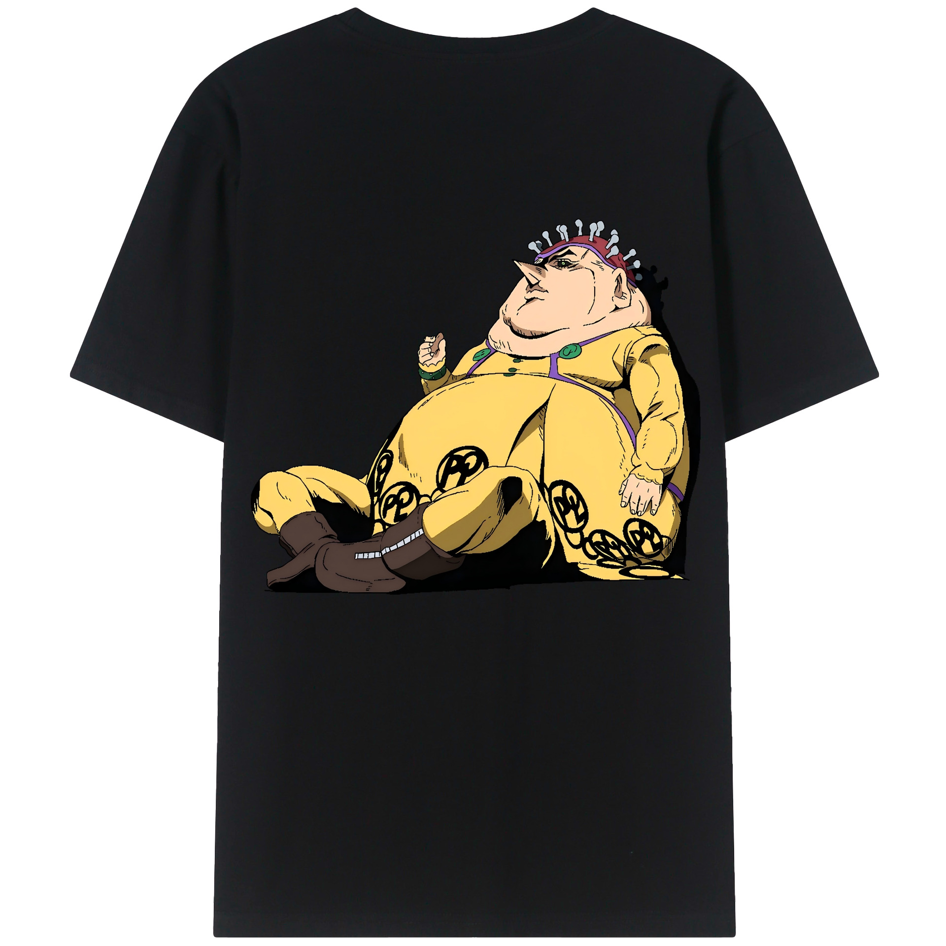 （画像用） ジョジョの奇妙な冒険 ポルポ JoJo's Bizarre Adventure Polpo レディース半袖Tシャツ(バックプリント)