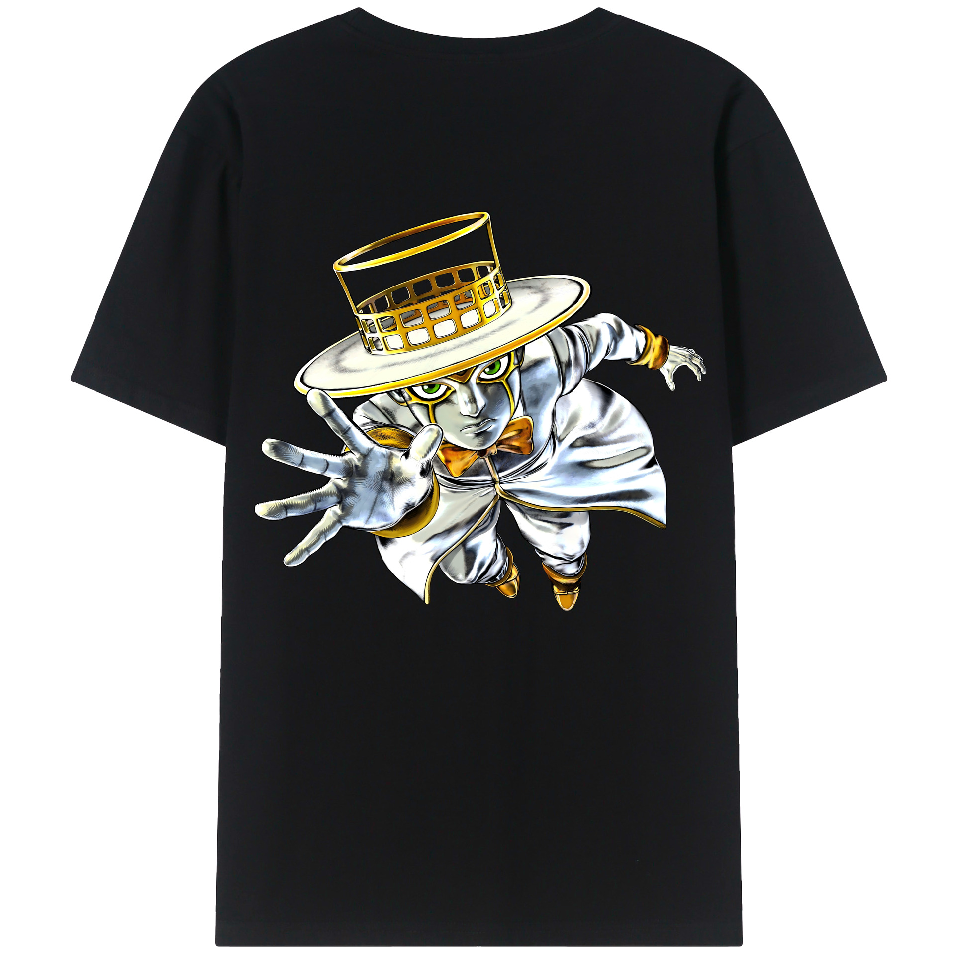 （画像用） ジョジョの奇妙な冒険 岸辺 露伴（きしべ ろはん） JoJo's Bizarre Adventure Rohan Kishibe レディース半袖Tシャツ(バックプリント)