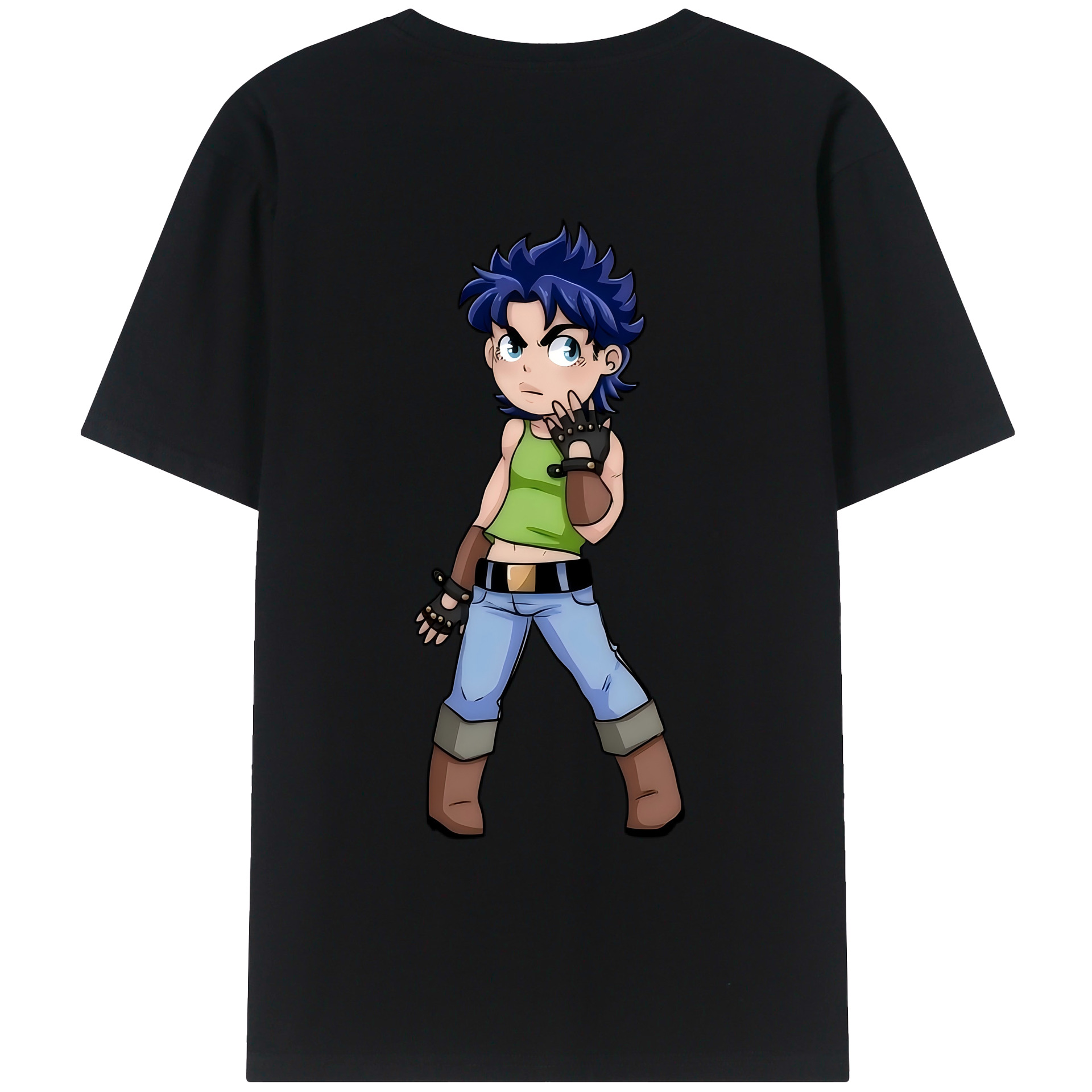 （画像用） ジョジョの奇妙な冒険 広瀨康一 JoJo's Bizarre Adventure Hirose Koichi レディース半袖Tシャツ(バックプリント)