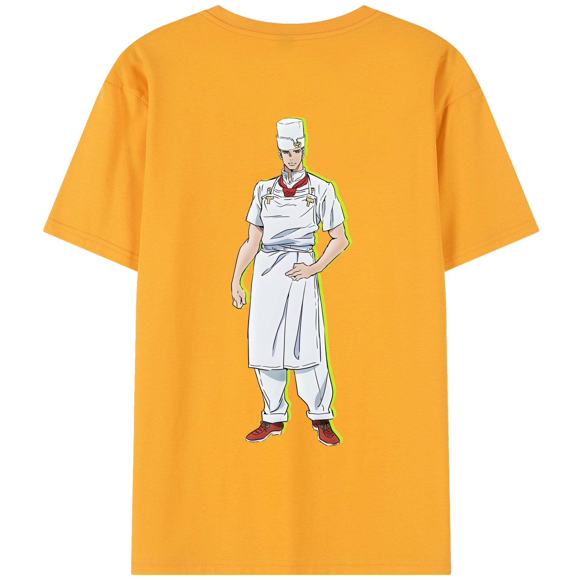 （画像用） ジョジョの奇妙な冒険 Tonio Trussardi JoJo's Bizarre Adventure トニオ?トラッサルディ レディース半袖Tシャツ(バックプリント)