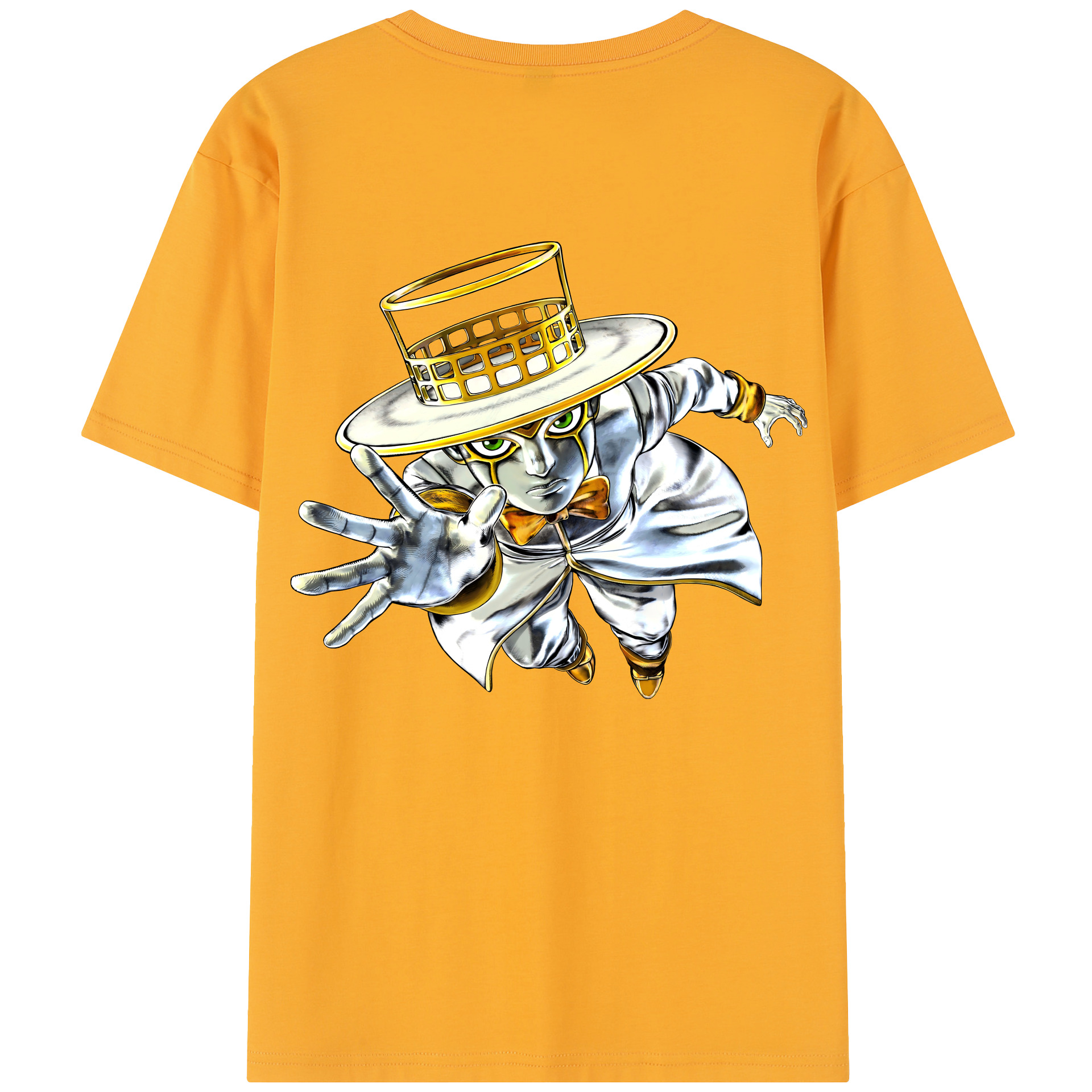 （画像用） ジョジョの奇妙な冒険 岸辺 露伴（きしべ ろはん） JoJo's Bizarre Adventure Rohan Kishibe レディース半袖Tシャツ(バックプリント)