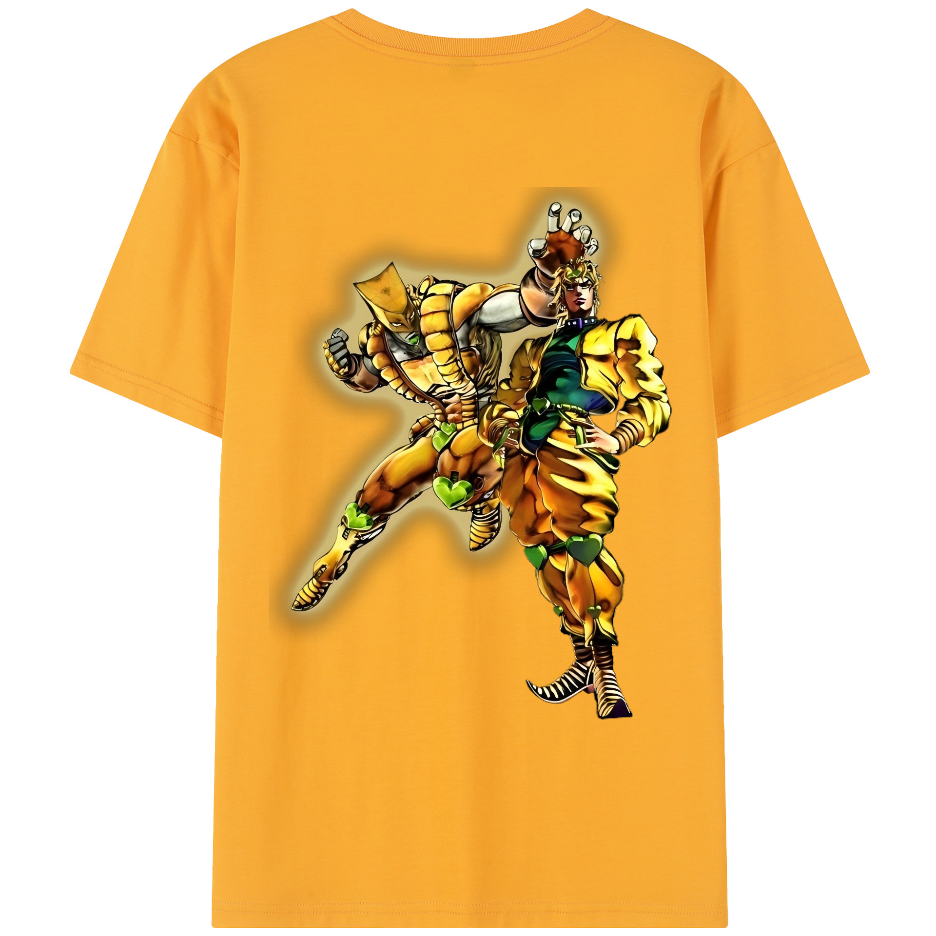 （画像用） ジョジョの奇妙な冒険 ディオ?ブランドー JoJo's Bizarre Adventure Dio Brando レディース半袖Tシャツ(バックプリント)