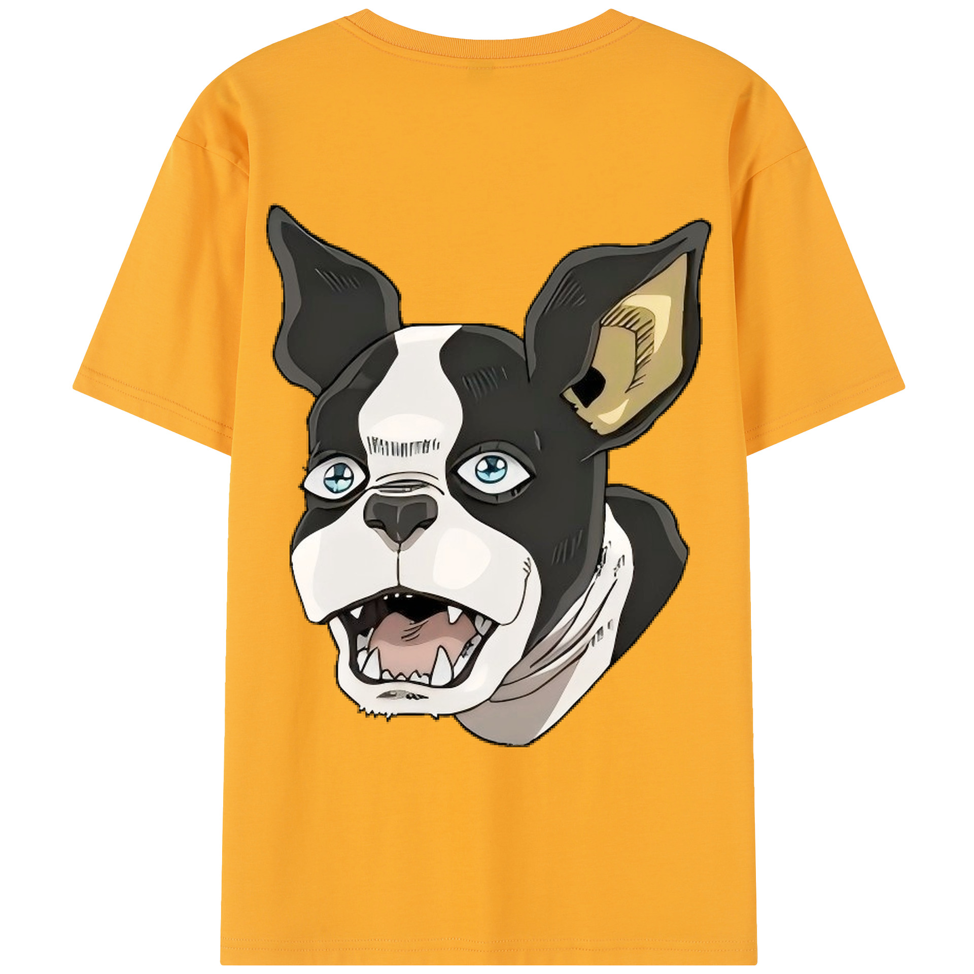 （画像用） ジョジョの奇妙な冒険 イギー JoJo's Bizarre Adventure Iggy レディース半袖Tシャツ(バックプリント)