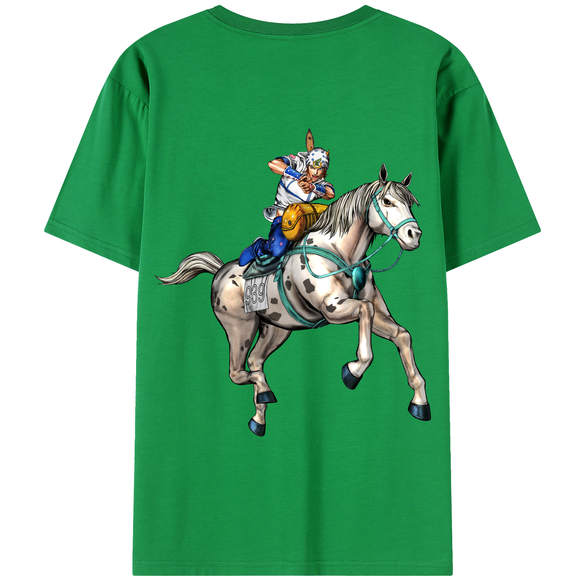 （画像用） ジョジョの奇妙な冒険 ジョナサン?ジョースター JoJo's Bizarre Adventure Jonathan Joestar レディース半袖Tシャツ(バックプリント)