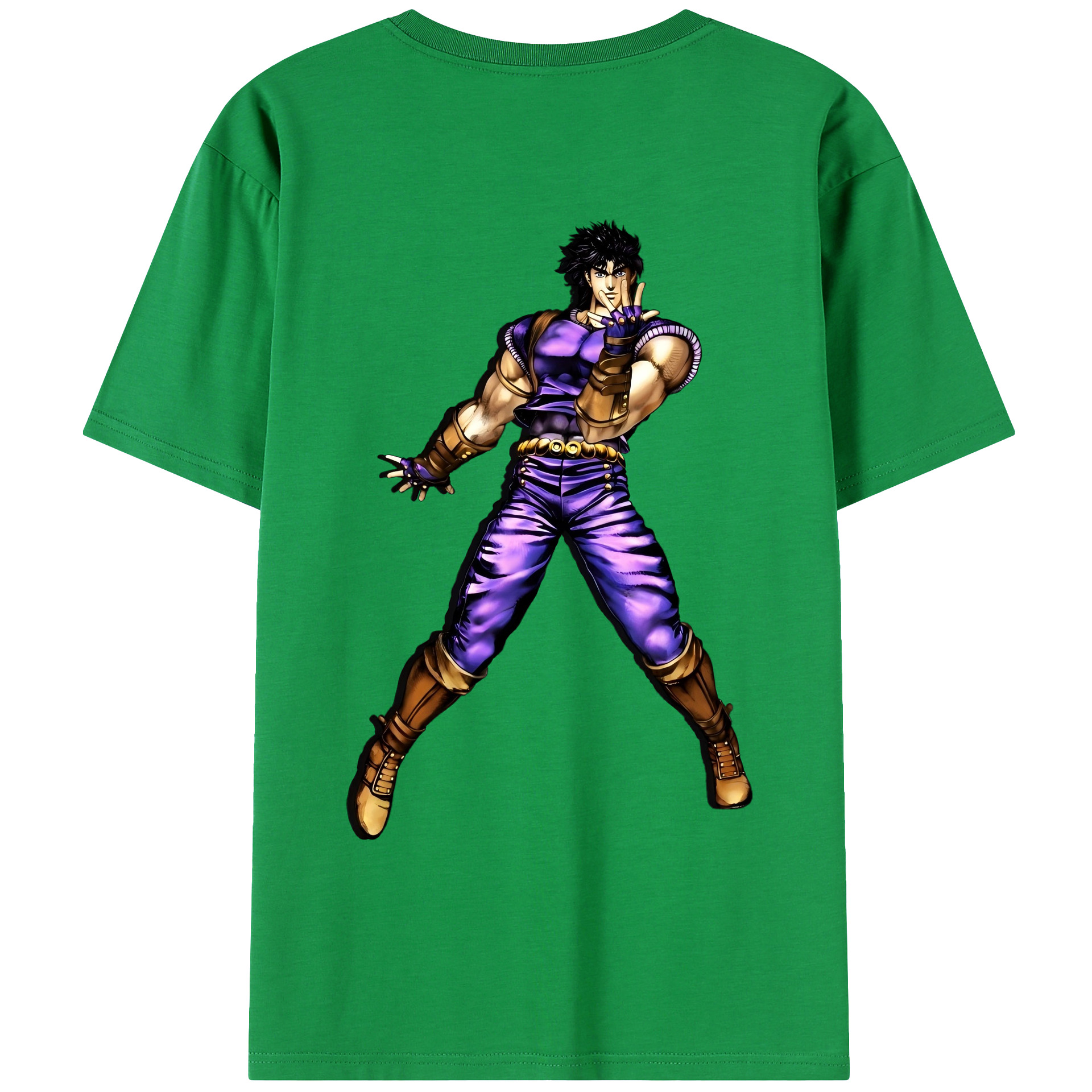 （画像用） ジョジョの奇妙な冒険 /ジョナサン?ジョースター JoJo's Bizarre Adventure Jonathan Joestar レディース半袖Tシャツ(バックプリント)