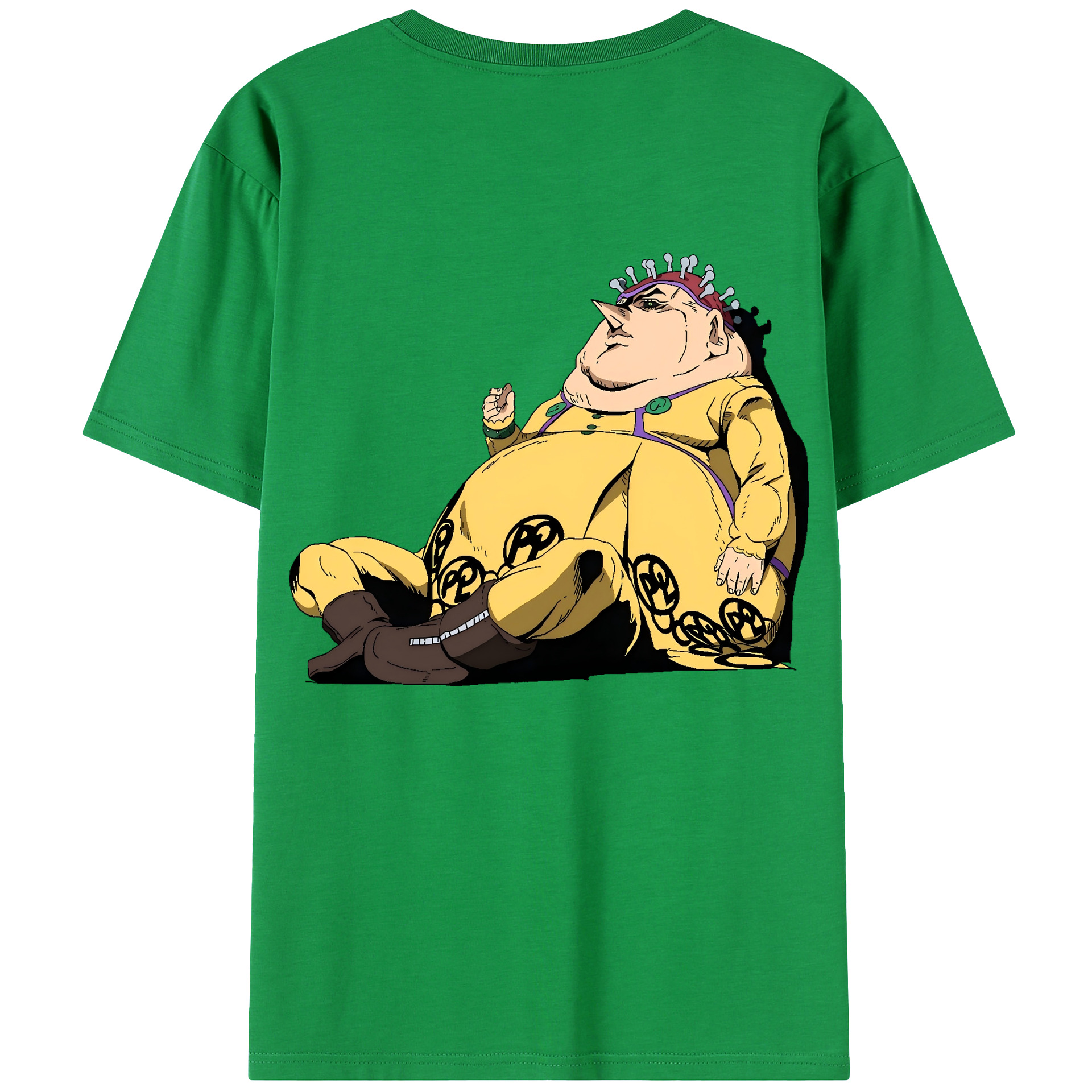 （画像用） ジョジョの奇妙な冒険 ポルポ JoJo's Bizarre Adventure Polpo レディース半袖Tシャツ(バックプリント)