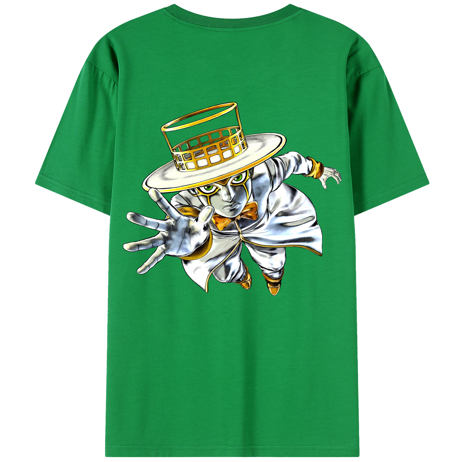 （画像用） ジョジョの奇妙な冒険 岸辺 露伴（きしべ ろはん） JoJo's Bizarre Adventure Rohan Kishibe レディース半袖Tシャツ(バックプリント)