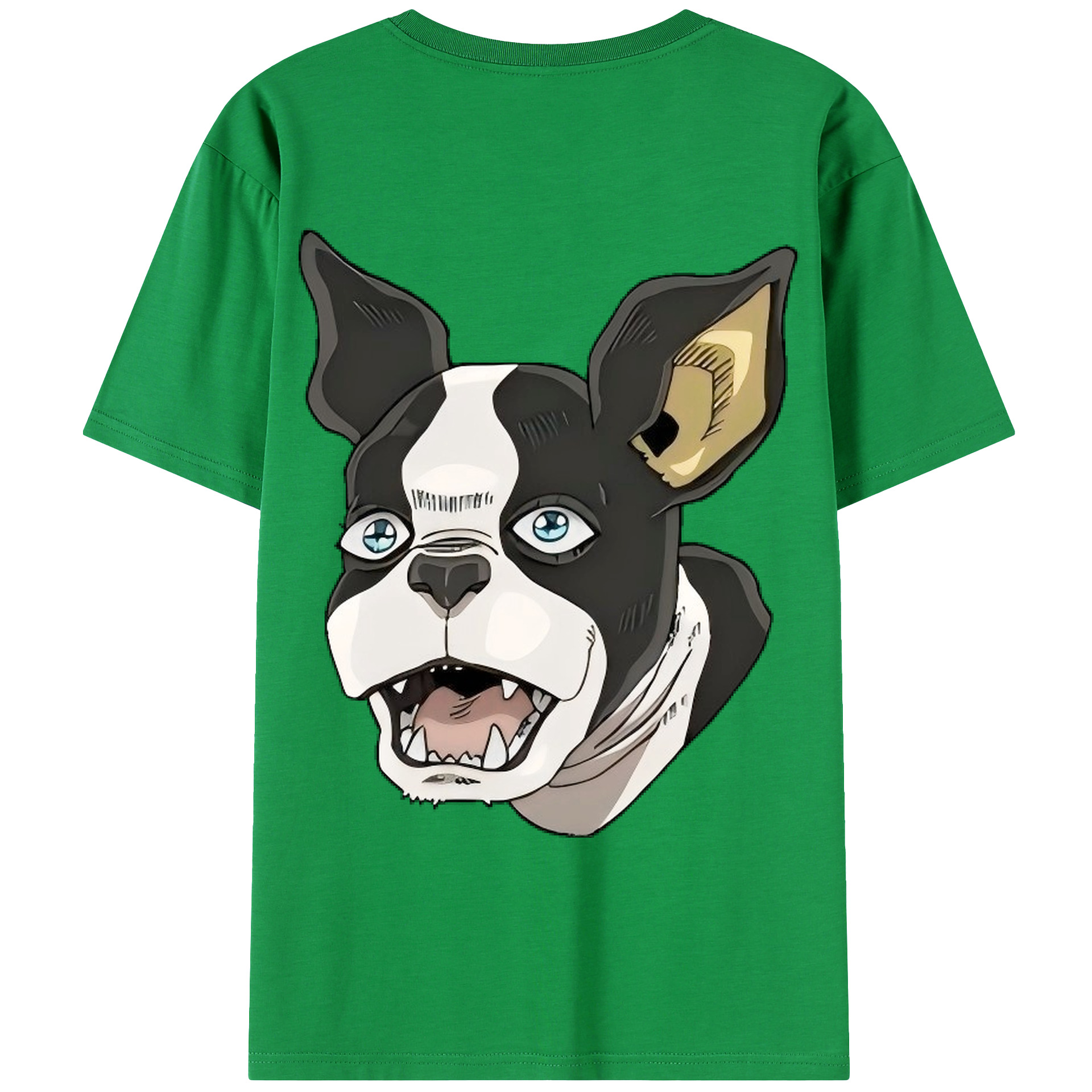 （画像用） ジョジョの奇妙な冒険 イギー JoJo's Bizarre Adventure Iggy レディース半袖Tシャツ(バックプリント)