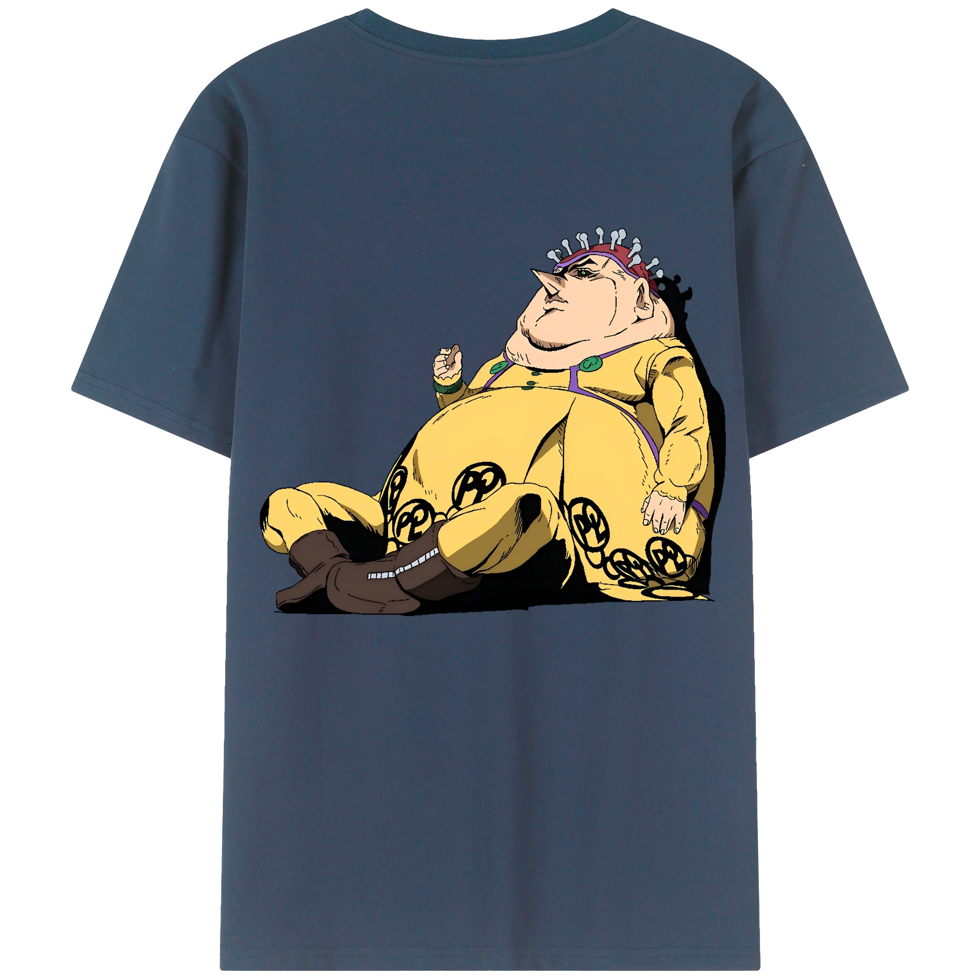 （画像用） ジョジョの奇妙な冒険 ポルポ JoJo's Bizarre Adventure Polpo レディース半袖Tシャツ(バックプリント)