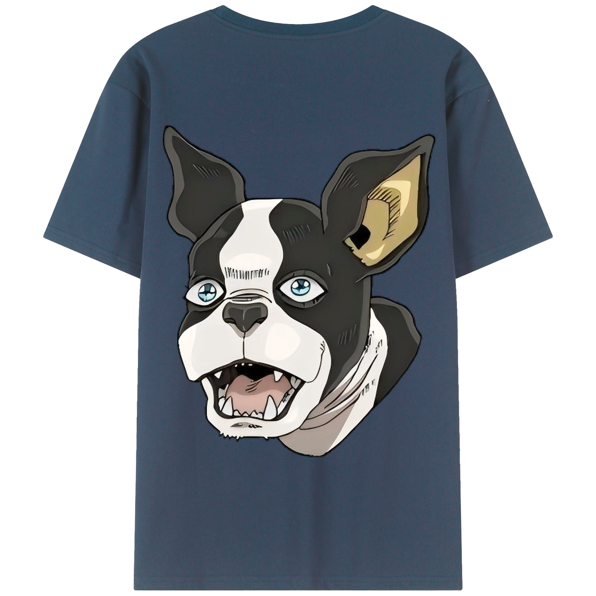 （画像用） ジョジョの奇妙な冒険 イギー JoJo's Bizarre Adventure Iggy レディース半袖Tシャツ(バックプリント)