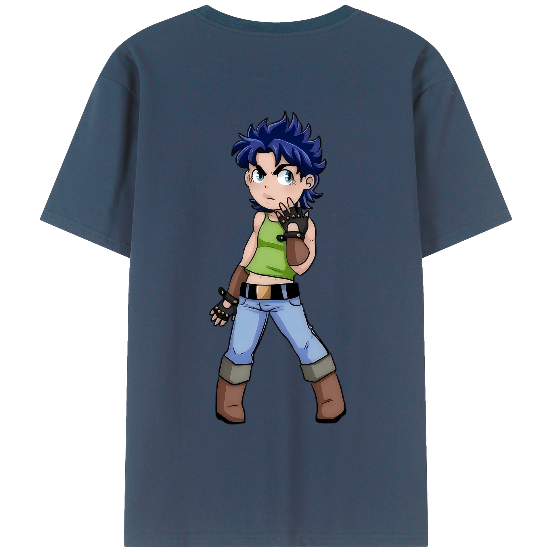 （画像用） ジョジョの奇妙な冒険 広瀨康一 JoJo's Bizarre Adventure Hirose Koichi レディース半袖Tシャツ(バックプリント)