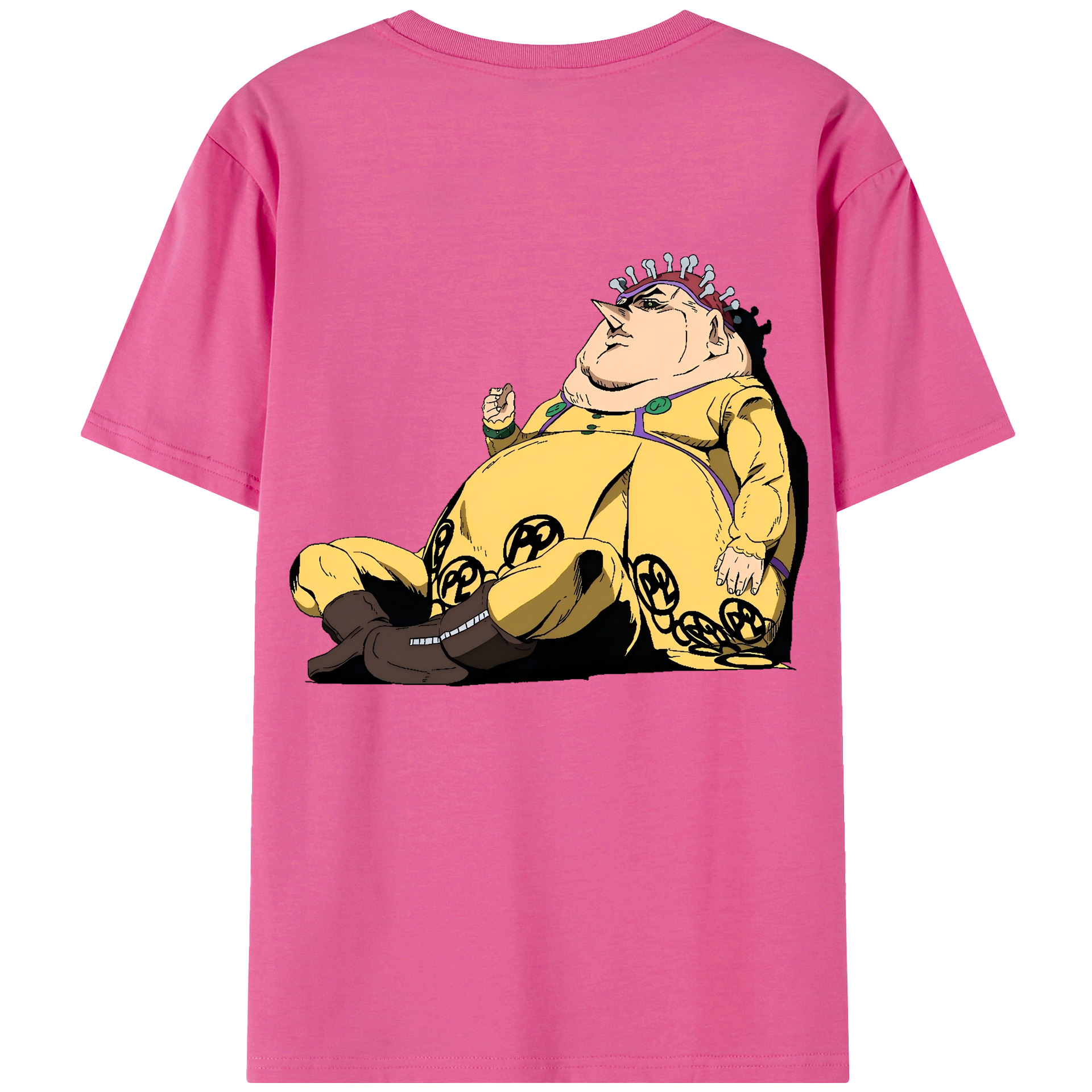 （画像用） ジョジョの奇妙な冒険 ポルポ JoJo's Bizarre Adventure Polpo レディース半袖Tシャツ(バックプリント)