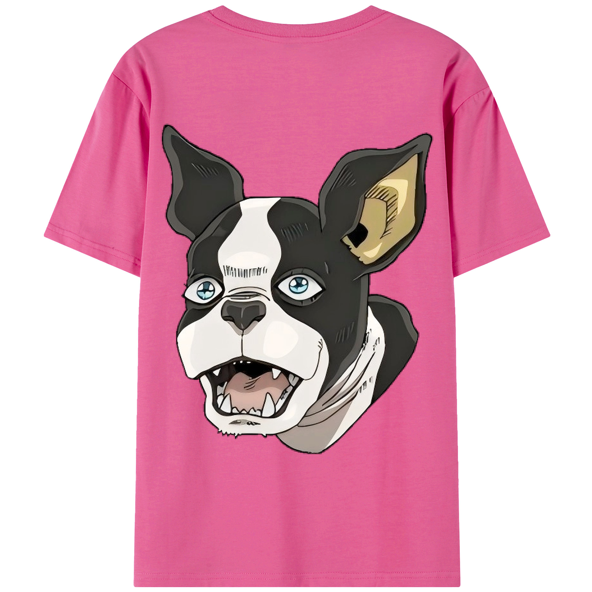 （画像用） ジョジョの奇妙な冒険 イギー JoJo's Bizarre Adventure Iggy レディース半袖Tシャツ(バックプリント)