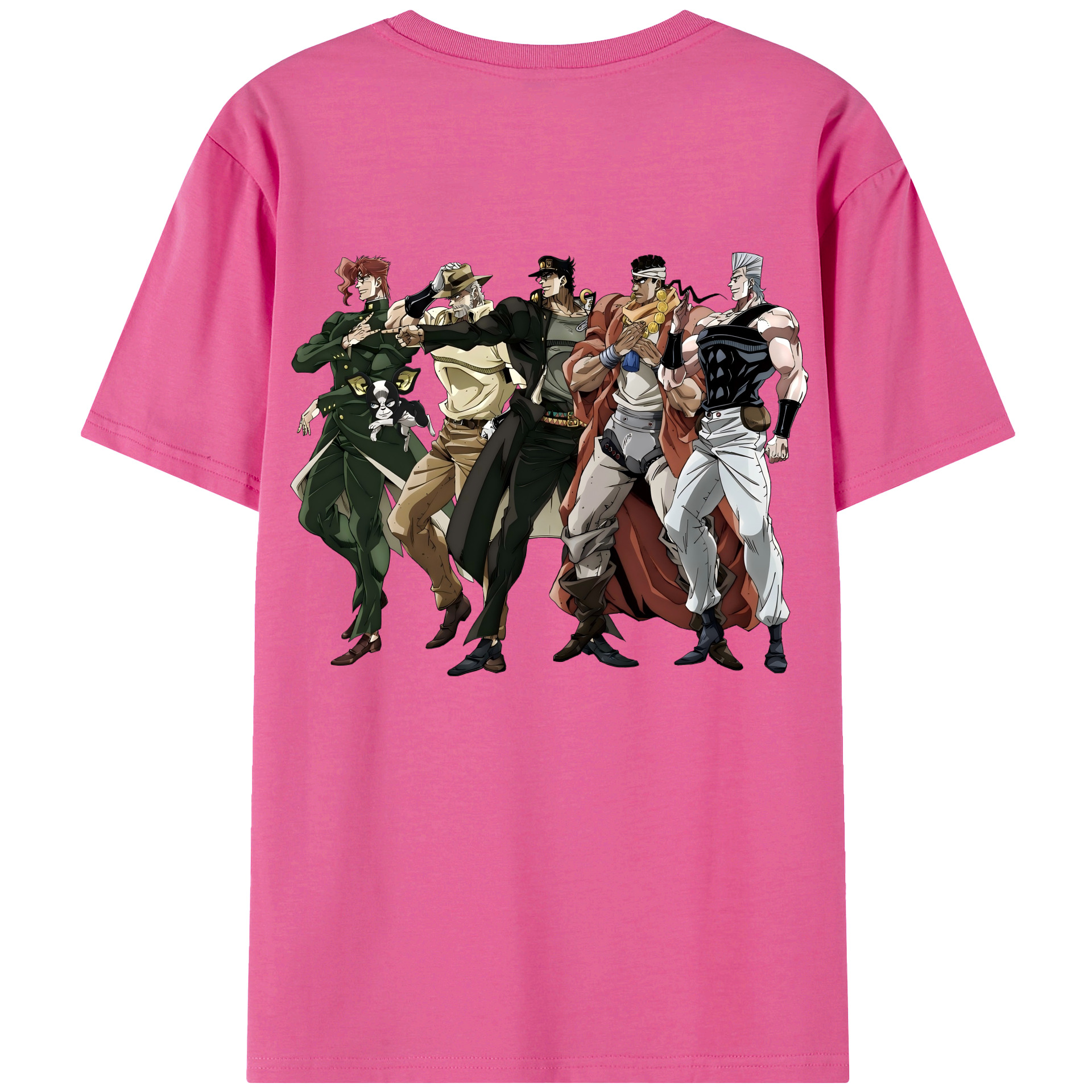 （画像用） ジョジョの奇妙な冒険 JoJo's Bizarre Adventure レディース半袖Tシャツ(バックプリント)
