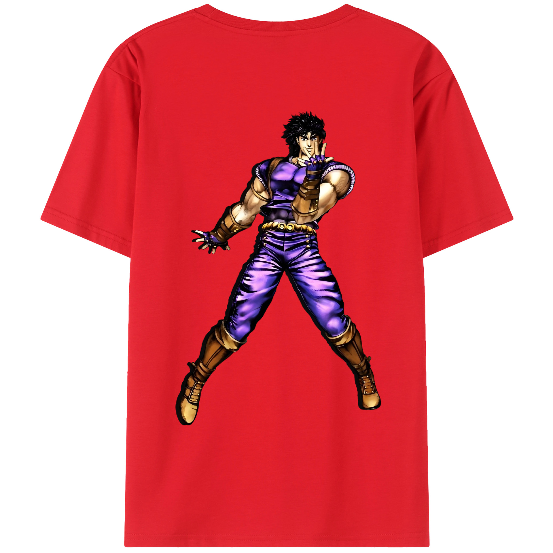 （画像用） ジョジョの奇妙な冒険 /ジョナサン?ジョースター JoJo's Bizarre Adventure Jonathan Joestar レディース半袖Tシャツ(バックプリント)