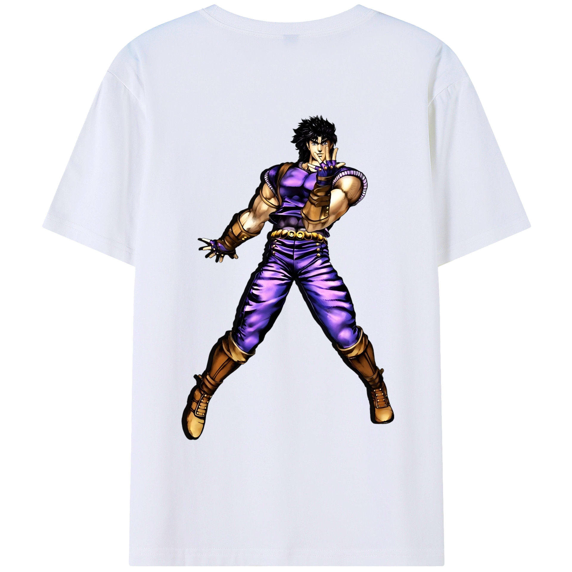 （画像用） ジョジョの奇妙な冒険 /ジョナサン?ジョースター JoJo's Bizarre Adventure Jonathan Joestar レディース半袖Tシャツ(バックプリント)