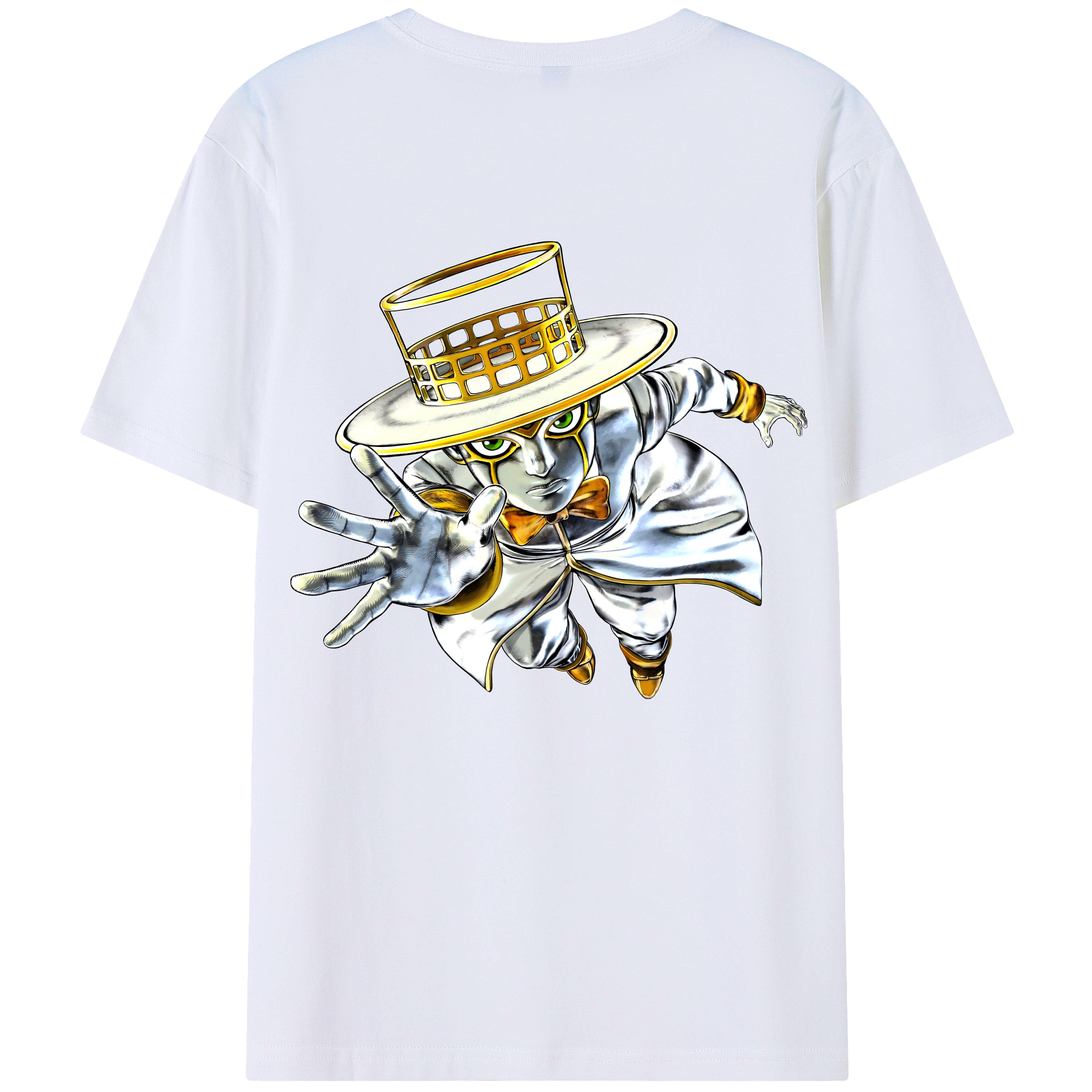 （画像用） ジョジョの奇妙な冒険 岸辺 露伴（きしべ ろはん） JoJo's Bizarre Adventure Rohan Kishibe レディース半袖Tシャツ(バックプリント)