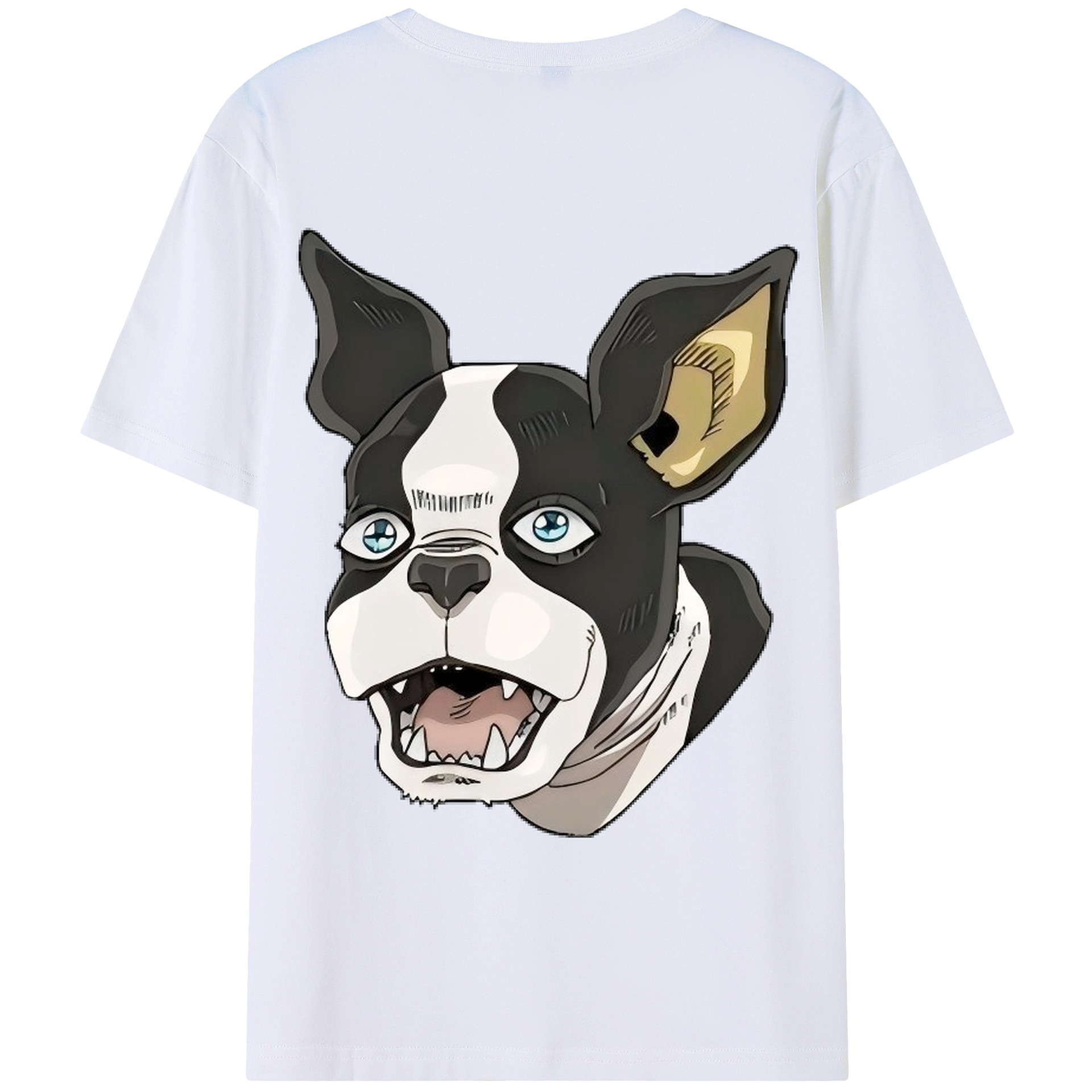 （画像用） ジョジョの奇妙な冒険 イギー JoJo's Bizarre Adventure Iggy レディース半袖Tシャツ(バックプリント)