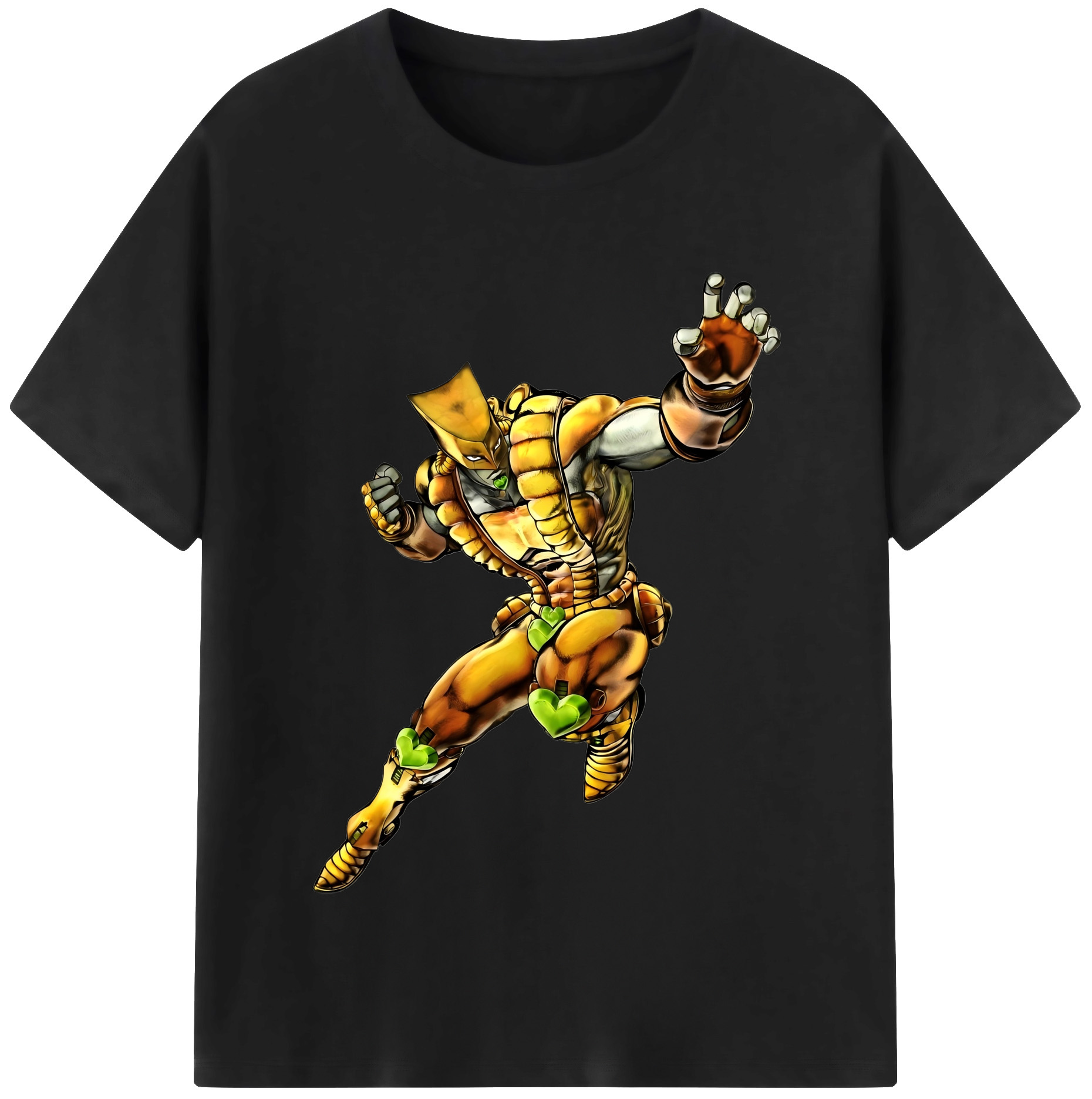 （画像用） ジョジョの奇妙な冒険 ディオ?ブランドー JoJo's Bizarre Adventure Dio Brando レディースカジュアルプリントTシャツ（綿100％）