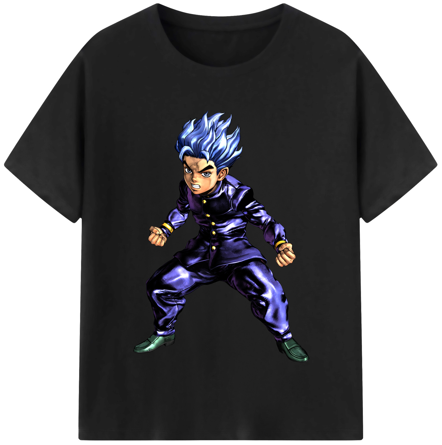 （画像用） ジョジョの奇妙な冒険 広瀨康一 JoJo's Bizarre Adventure Hirose Koichi レディースカジュアルプリントTシャツ（綿100％）