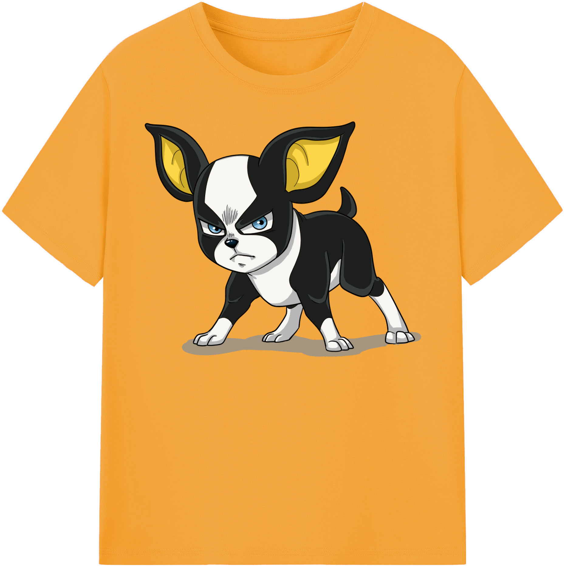 （画像用） ジョジョの奇妙な冒険 イギー JoJo's Bizarre Adventure Iggy レディースカジュアルプリントTシャツ（綿100％）