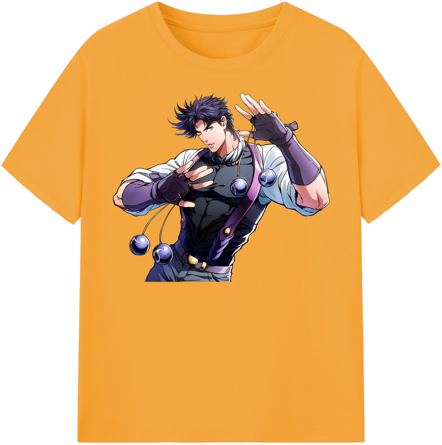 （画像用） ジョジョの奇妙な冒険 JoJo's Bizarre Adventure レディースカジュアルプリントTシャツ（綿100％）