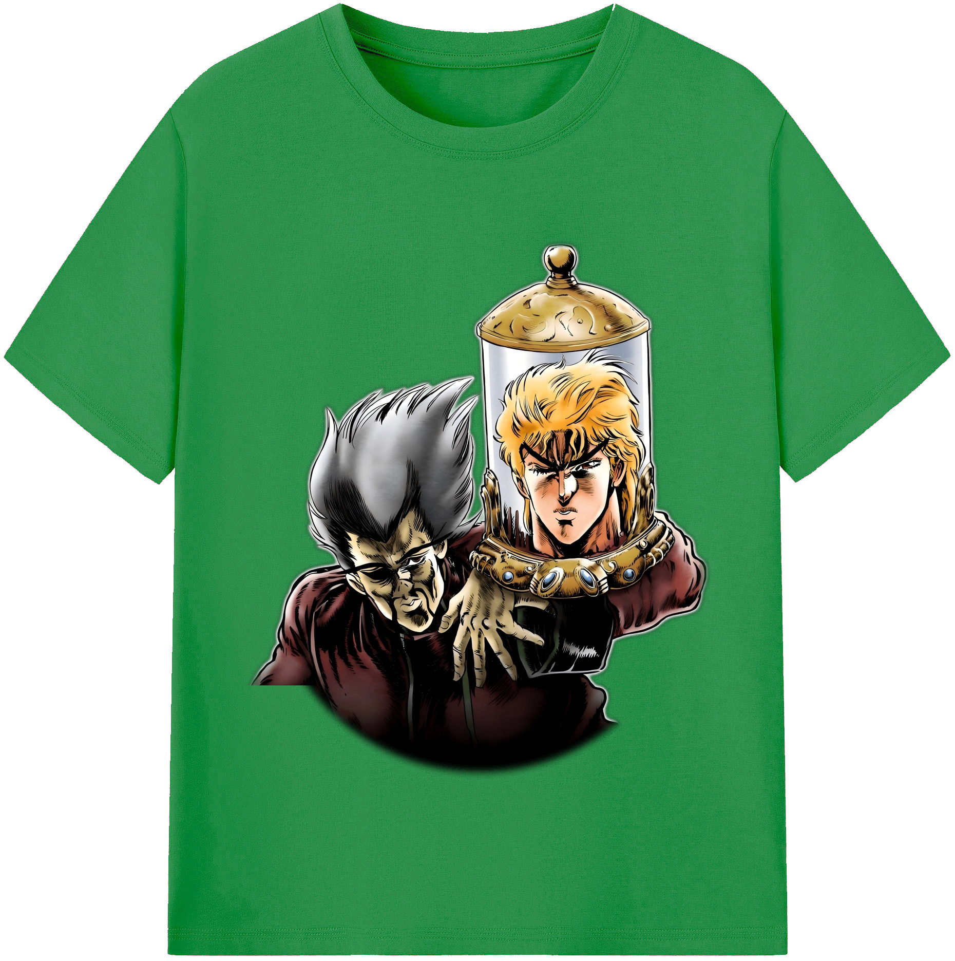 （画像用） ジョジョの奇妙な冒険 ディオ?ブランドー JoJo's Bizarre Adventure Dio Brando レディースカジュアルプリントTシャツ（綿100％）