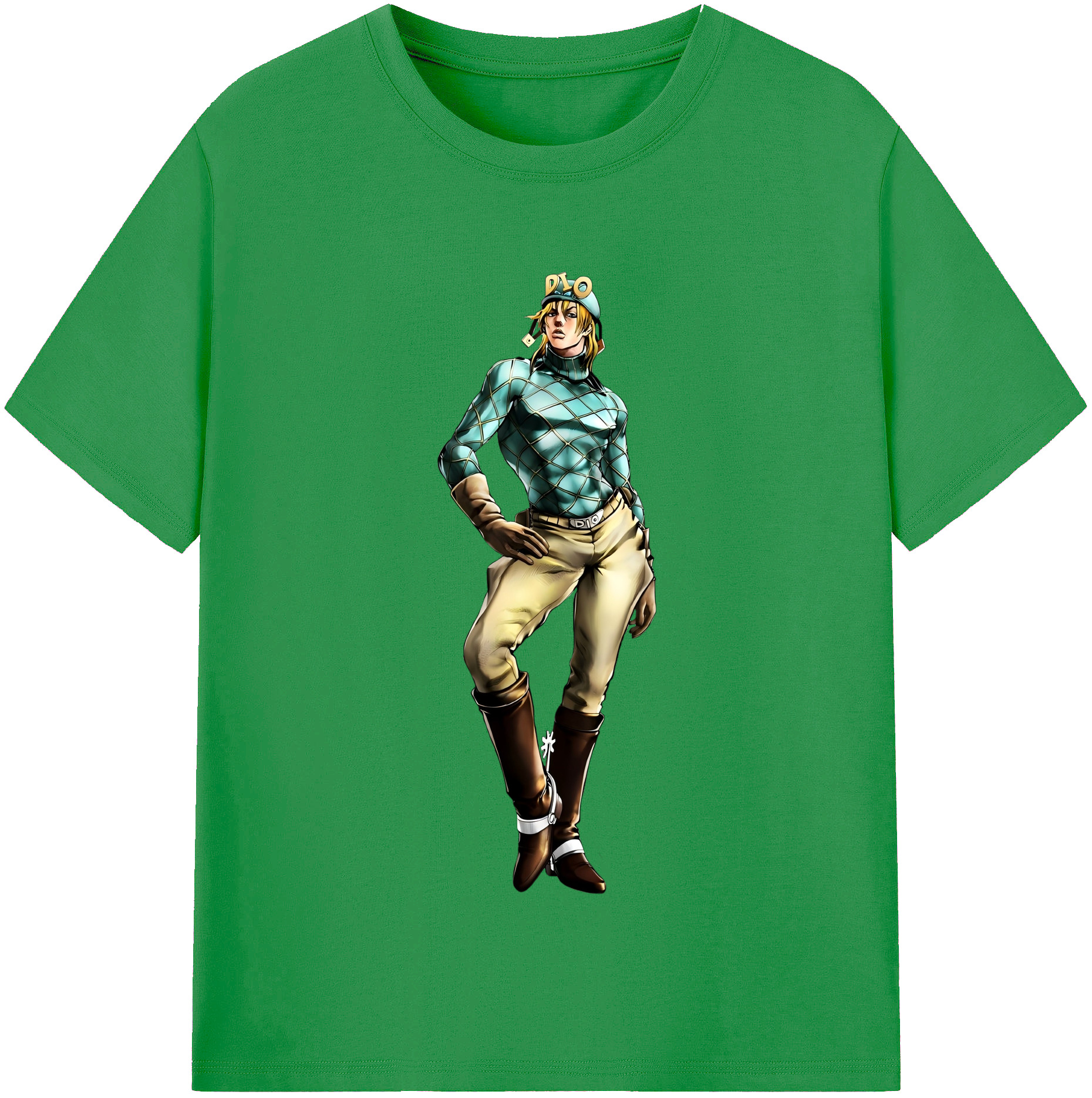 （画像用） ジョジョの奇妙な冒険 ディオ?ブランドー JoJo's Bizarre Adventure Dio Brando レディースカジュアルプリントTシャツ（綿100％）
