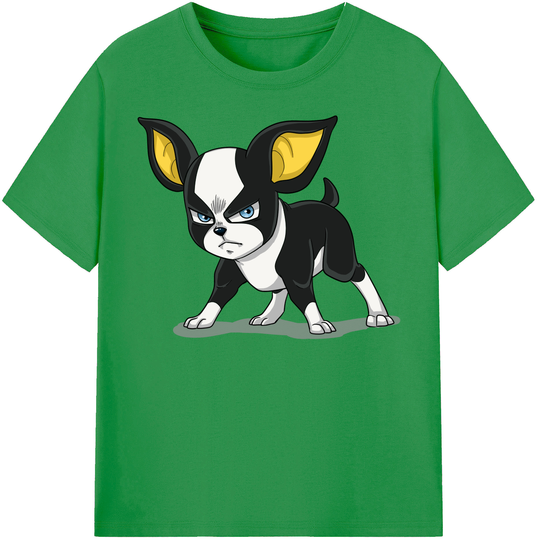 （画像用） ジョジョの奇妙な冒険 イギー JoJo's Bizarre Adventure Iggy レディースカジュアルプリントTシャツ（綿100％）