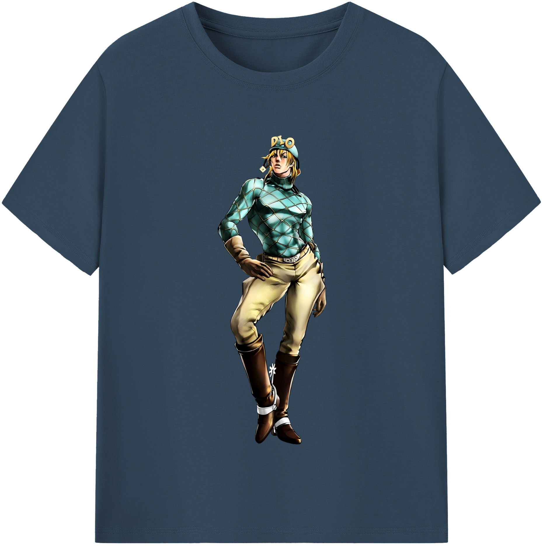 （画像用） ジョジョの奇妙な冒険 ディオ?ブランドー JoJo's Bizarre Adventure Dio Brando レディースカジュアルプリントTシャツ（綿100％）