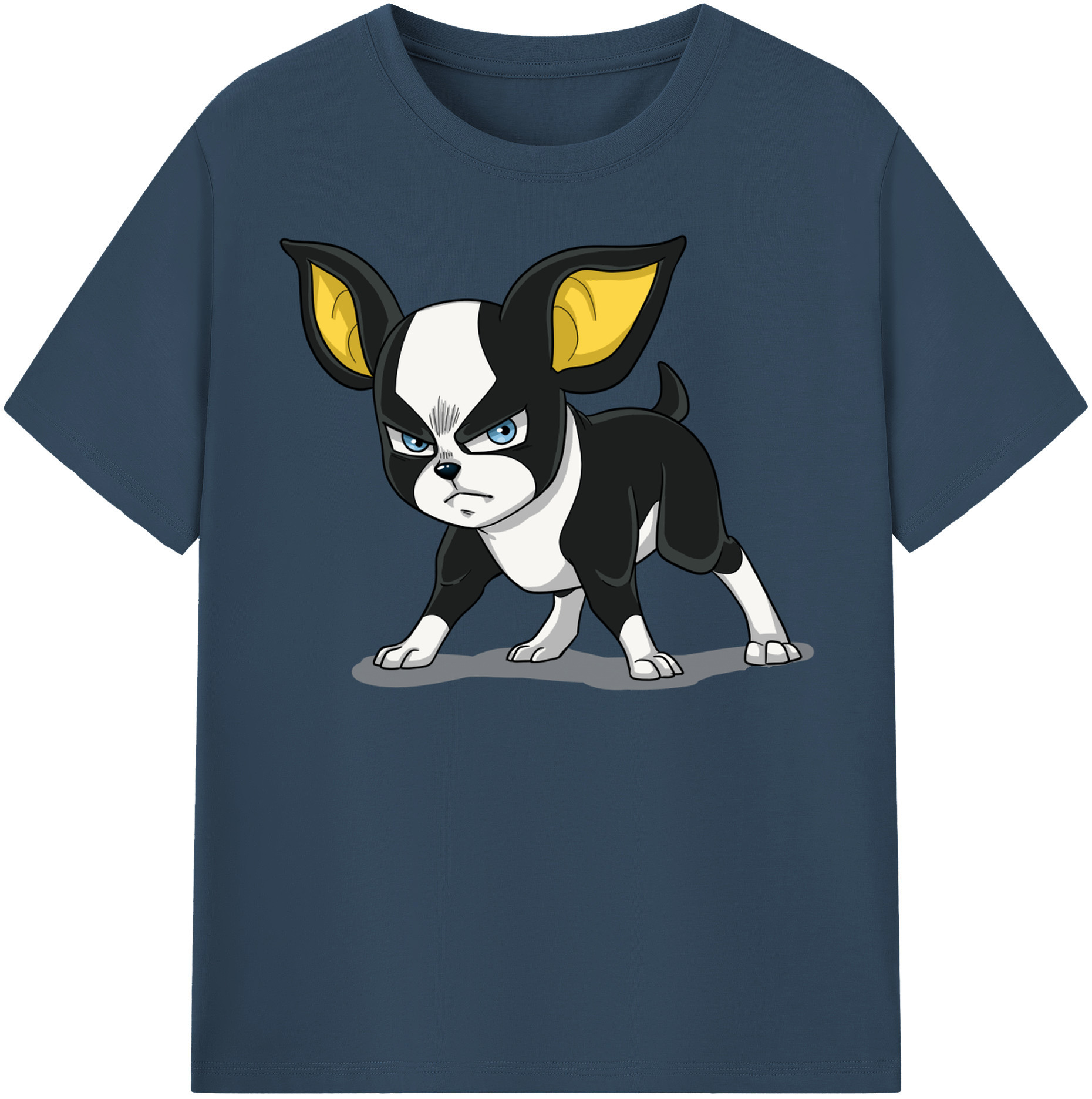 （画像用） ジョジョの奇妙な冒険 イギー JoJo's Bizarre Adventure Iggy レディースカジュアルプリントTシャツ（綿100％）