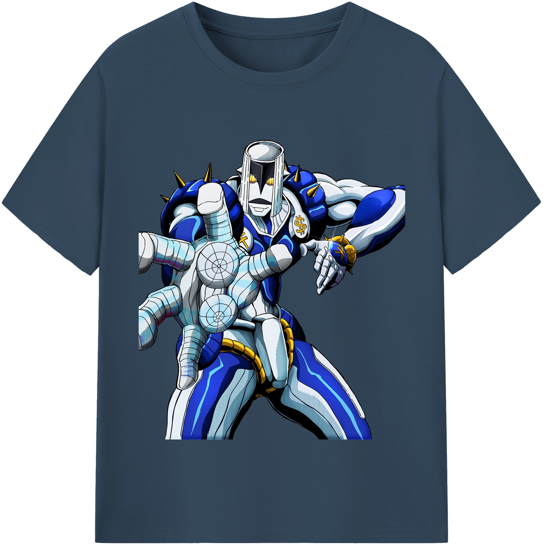 （画像用） ジョジョの奇妙な冒険 虹村億泰 にじむら おくやす JoJo's Bizarre Adventure Nijimura Okuyasu レディースカジュアルプリントTシャツ（綿100％）