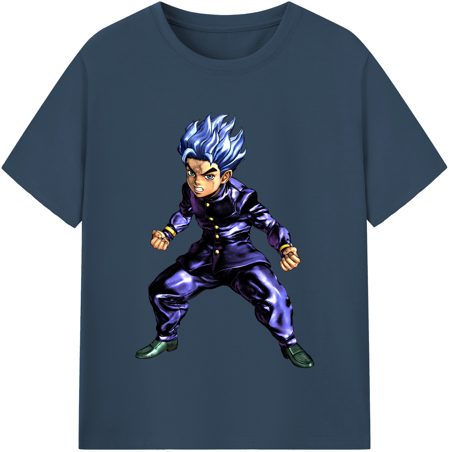 （画像用） ジョジョの奇妙な冒険 広瀨康一 JoJo's Bizarre Adventure Hirose Koichi レディースカジュアルプリントTシャツ（綿100％）