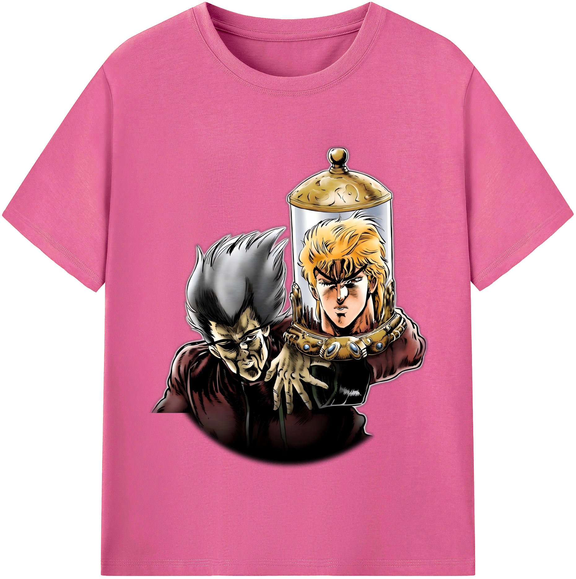 （画像用） ジョジョの奇妙な冒険 ディオ?ブランドー JoJo's Bizarre Adventure Dio Brando レディースカジュアルプリントTシャツ（綿100％）