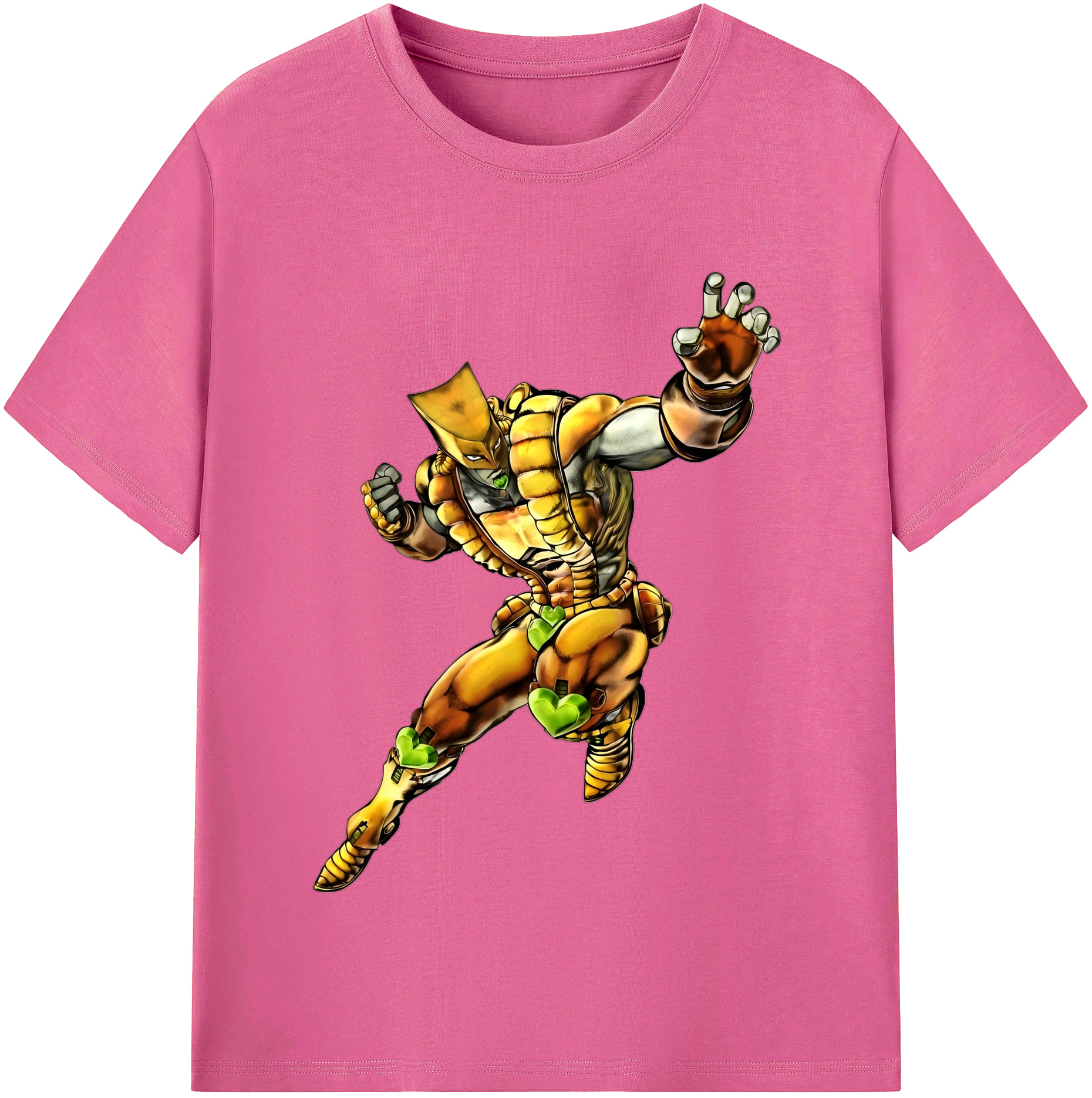 （画像用） ジョジョの奇妙な冒険 ディオ?ブランドー JoJo's Bizarre Adventure Dio Brando レディースカジュアルプリントTシャツ（綿100％）