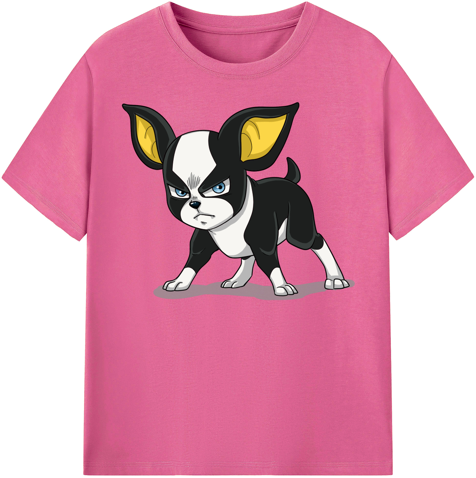 （画像用） ジョジョの奇妙な冒険 イギー JoJo's Bizarre Adventure Iggy レディースカジュアルプリントTシャツ（綿100％）