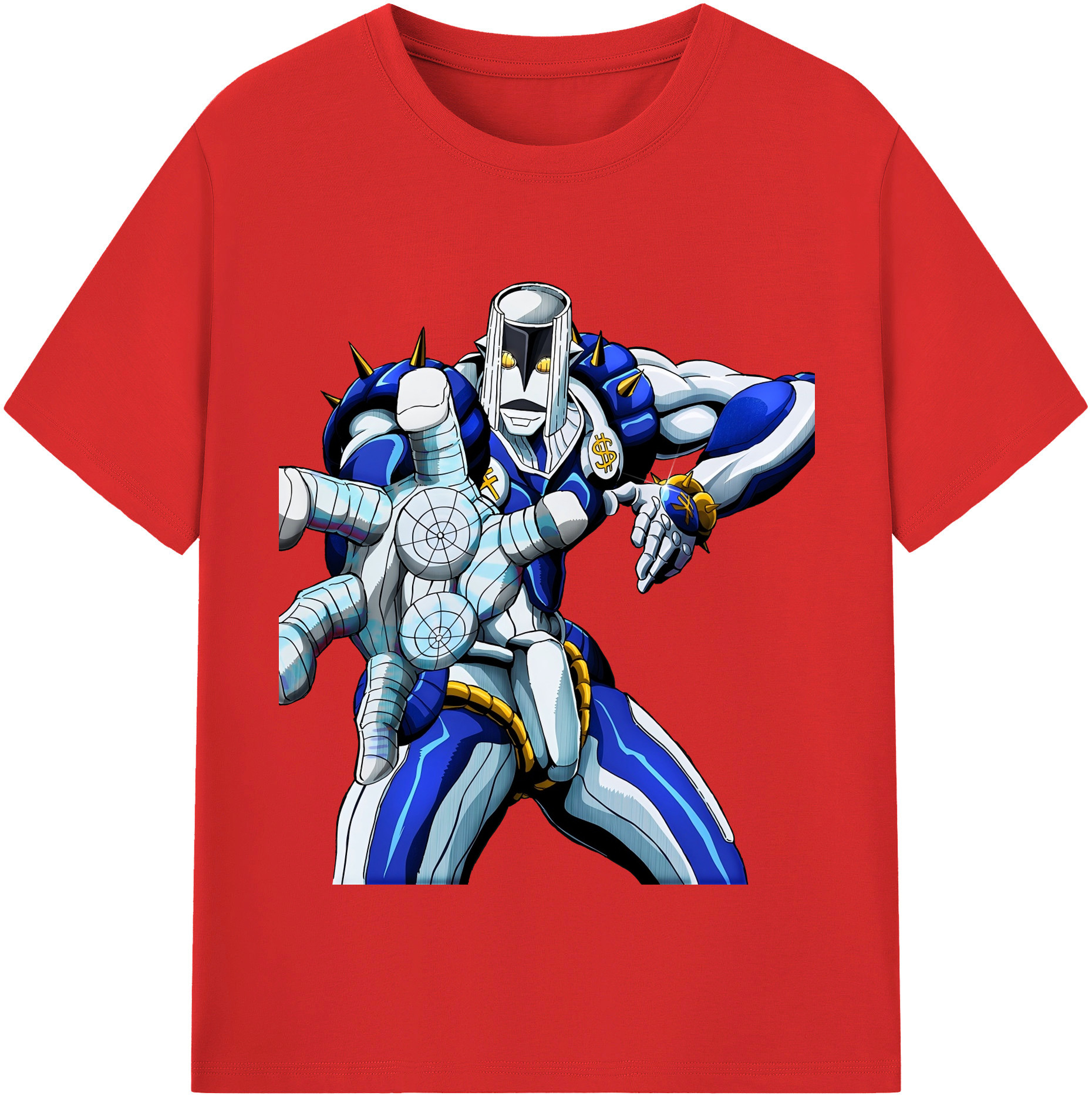 （画像用） ジョジョの奇妙な冒険 虹村億泰 にじむら おくやす JoJo's Bizarre Adventure Nijimura Okuyasu レディースカジュアルプリントTシャツ（綿100％）