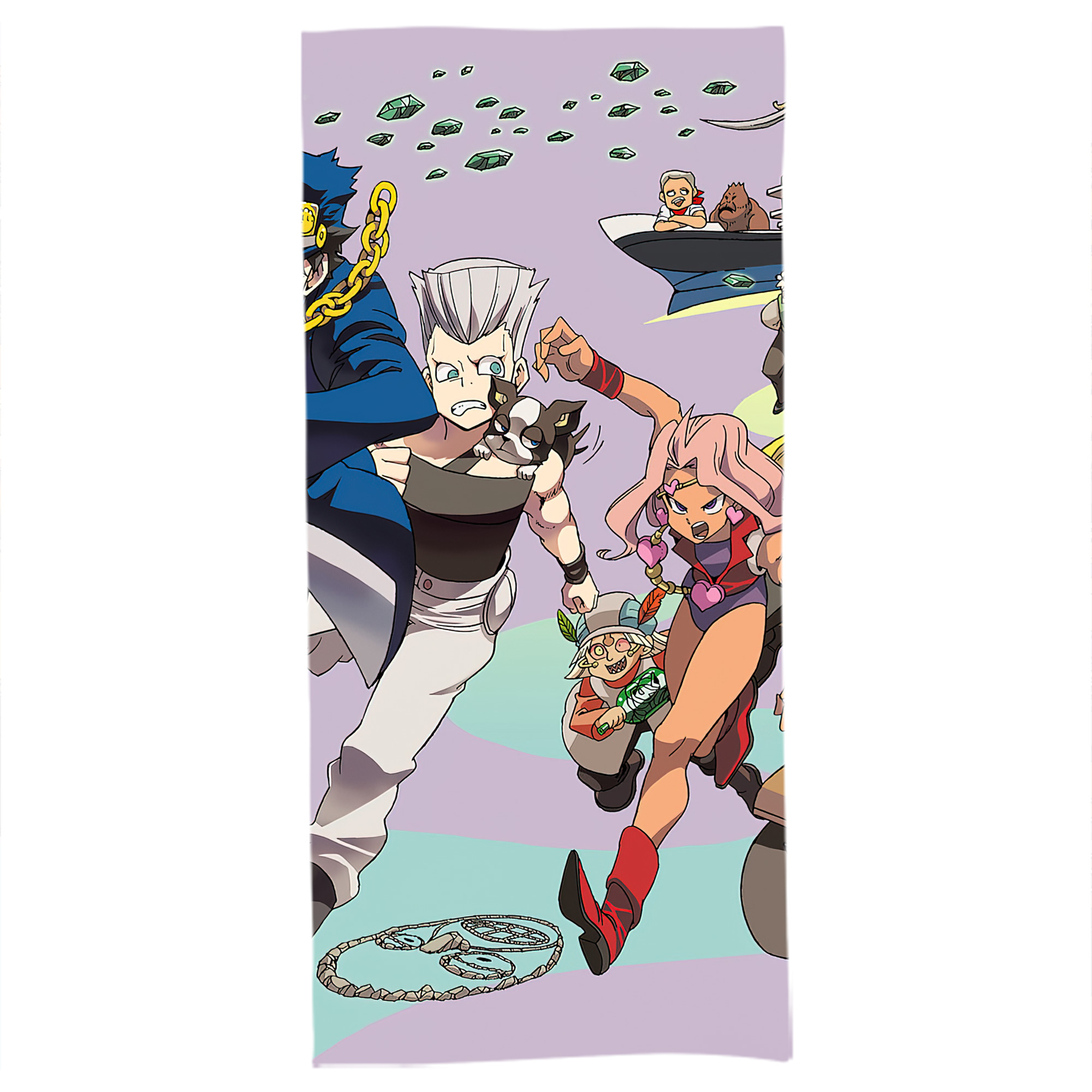 （画像用） ジョジョの奇妙な冒険 JoJo's Bizarre Adventure 大判バスタオル 70×140cm 吸水速乾 柔らかい肌触り