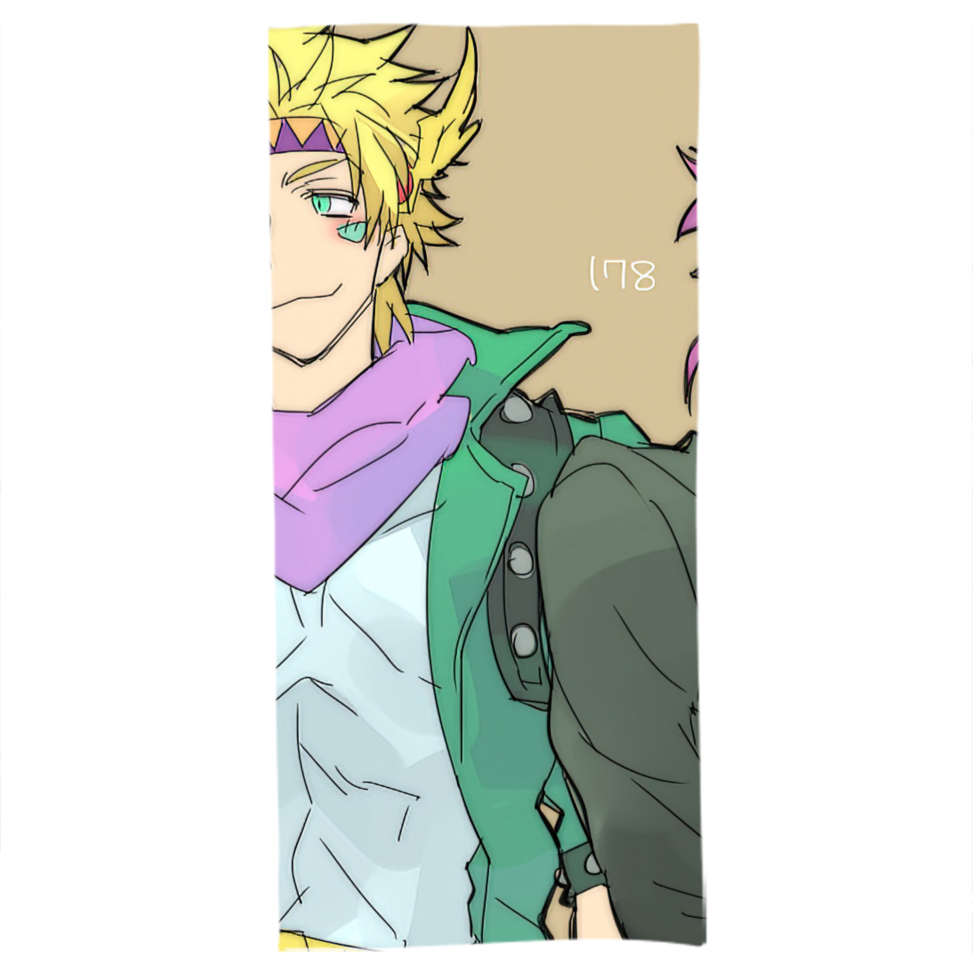 （画像用） ジョジョの奇妙な冒険 JoJo's Bizarre Adventure 大判バスタオル 70×140cm 吸水速乾 柔らかい肌触り