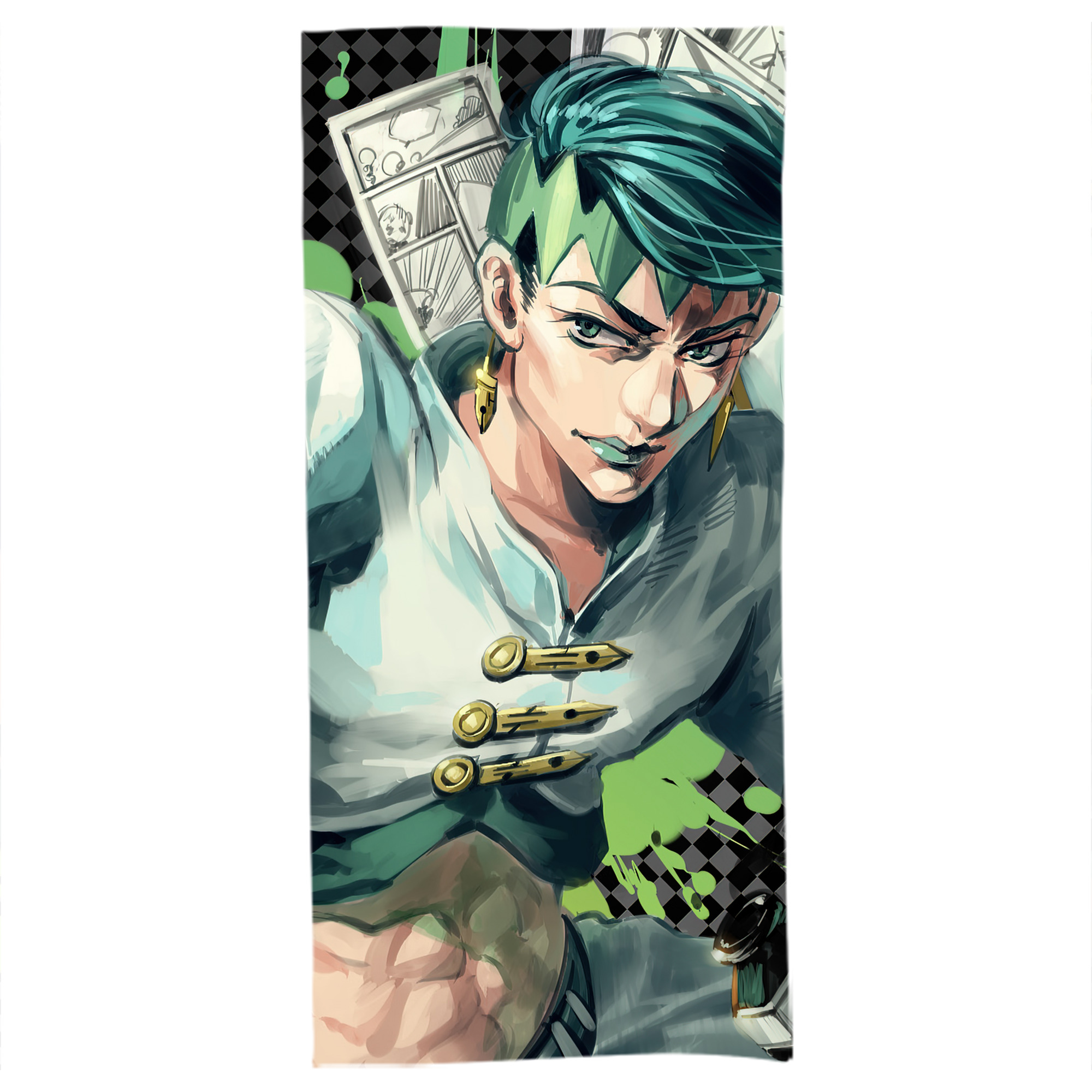（画像用） ジョジョの奇妙な冒険 JoJo's Bizarre Adventure 大判バスタオル 70×140cm 吸水速乾 柔らかい肌触り