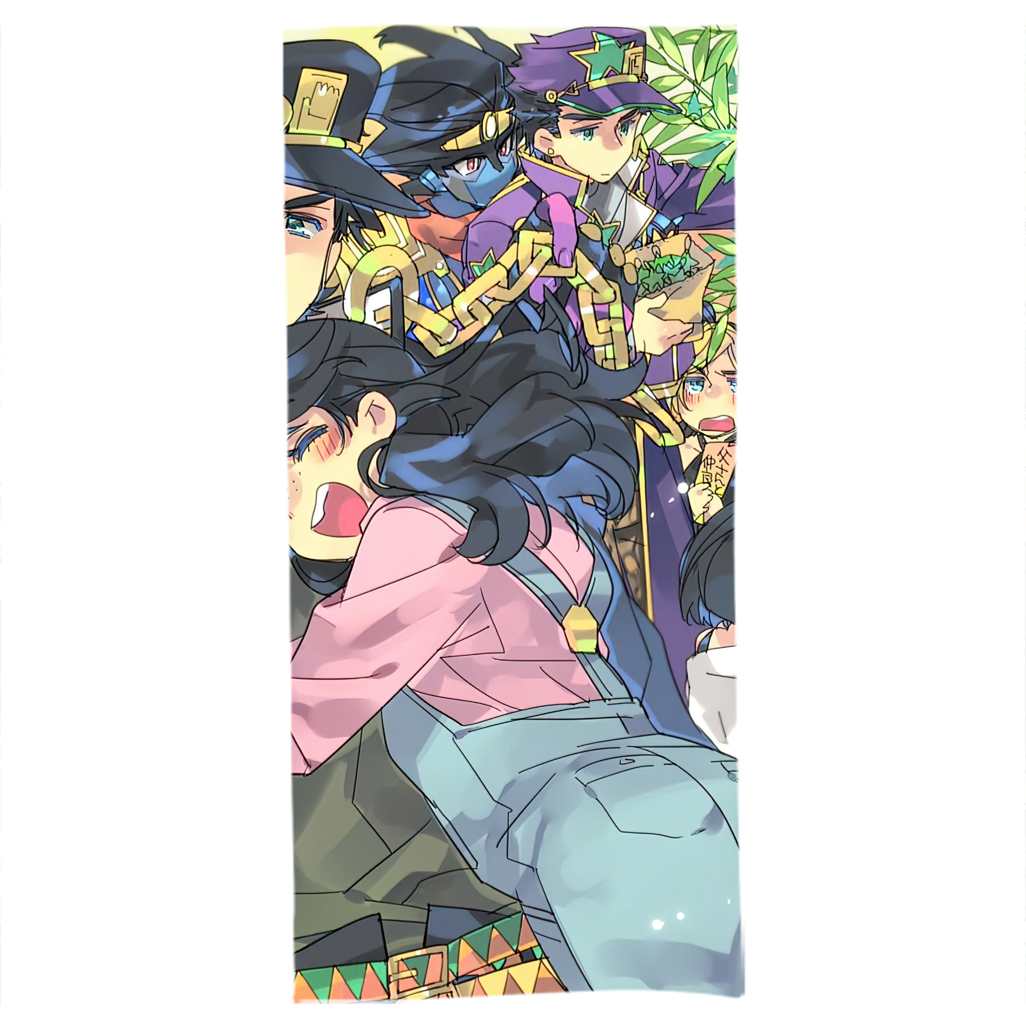 （画像用） ジョジョの奇妙な冒険 JoJo's Bizarre Adventure 大判バスタオル 70×140cm 吸水速乾 柔らかい肌触り