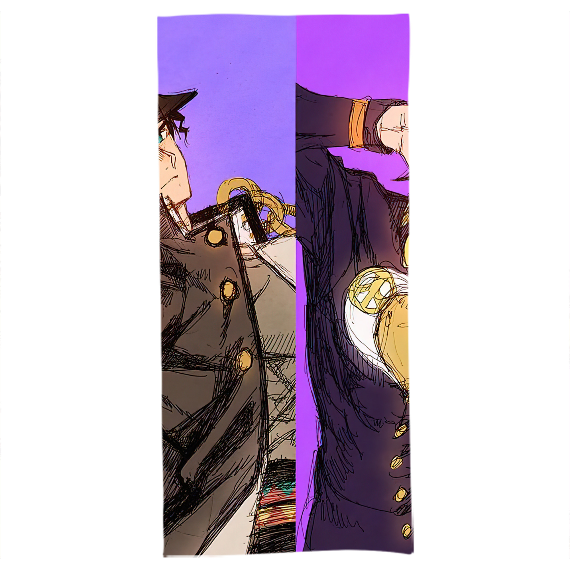 （画像用） ジョジョの奇妙な冒険 JoJo's Bizarre Adventure 大判バスタオル 70×140cm 吸水速乾 柔らかい肌触り