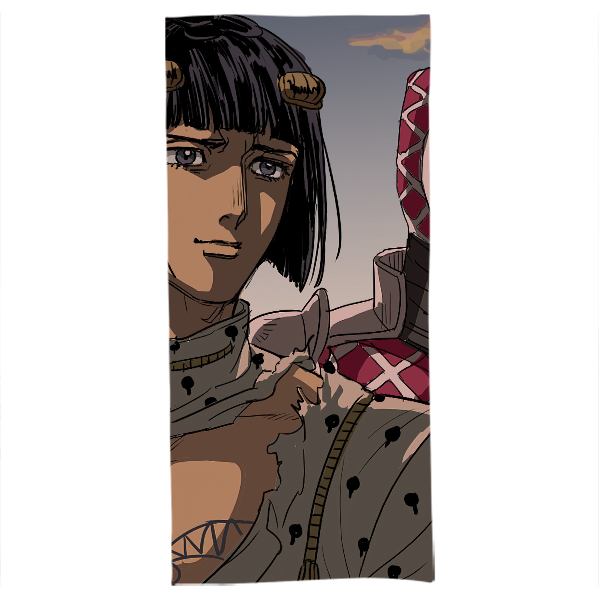 （画像用） ジョジョの奇妙な冒険 JoJo's Bizarre Adventure 大判バスタオル 70×140cm 吸水速乾 柔らかい肌触り