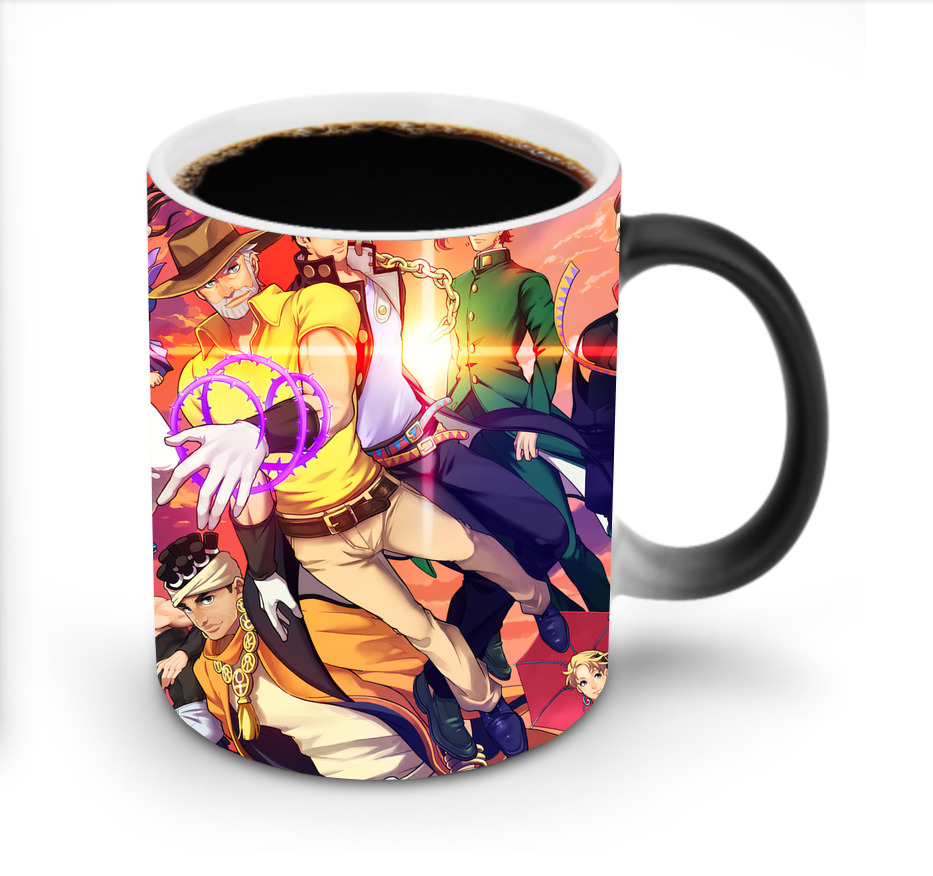 （画像用） ジョジョの奇妙な冒険 JoJo's Bizarre Adventure 温度変色マグカップ