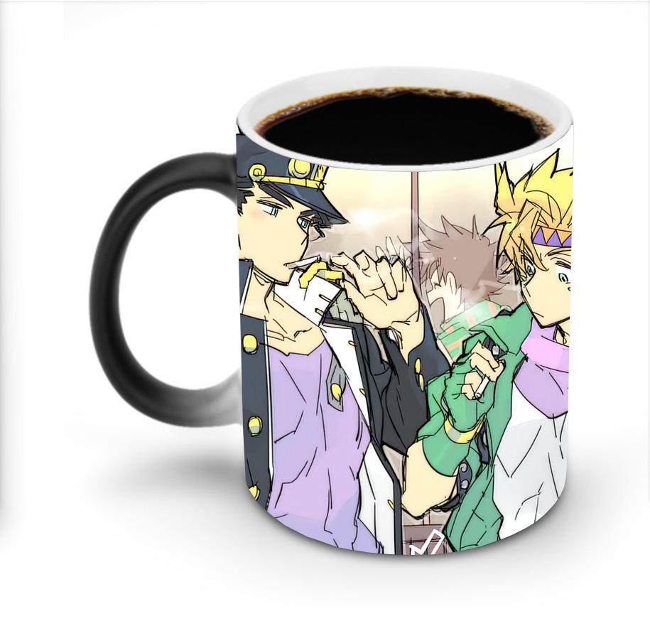 （画像用） ジョジョの奇妙な冒険 JoJo's Bizarre Adventure 温度変色マグカップ