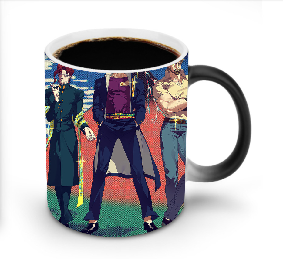 （画像用） ジョジョの奇妙な冒険 JoJo's Bizarre Adventure 温度変色マグカップ